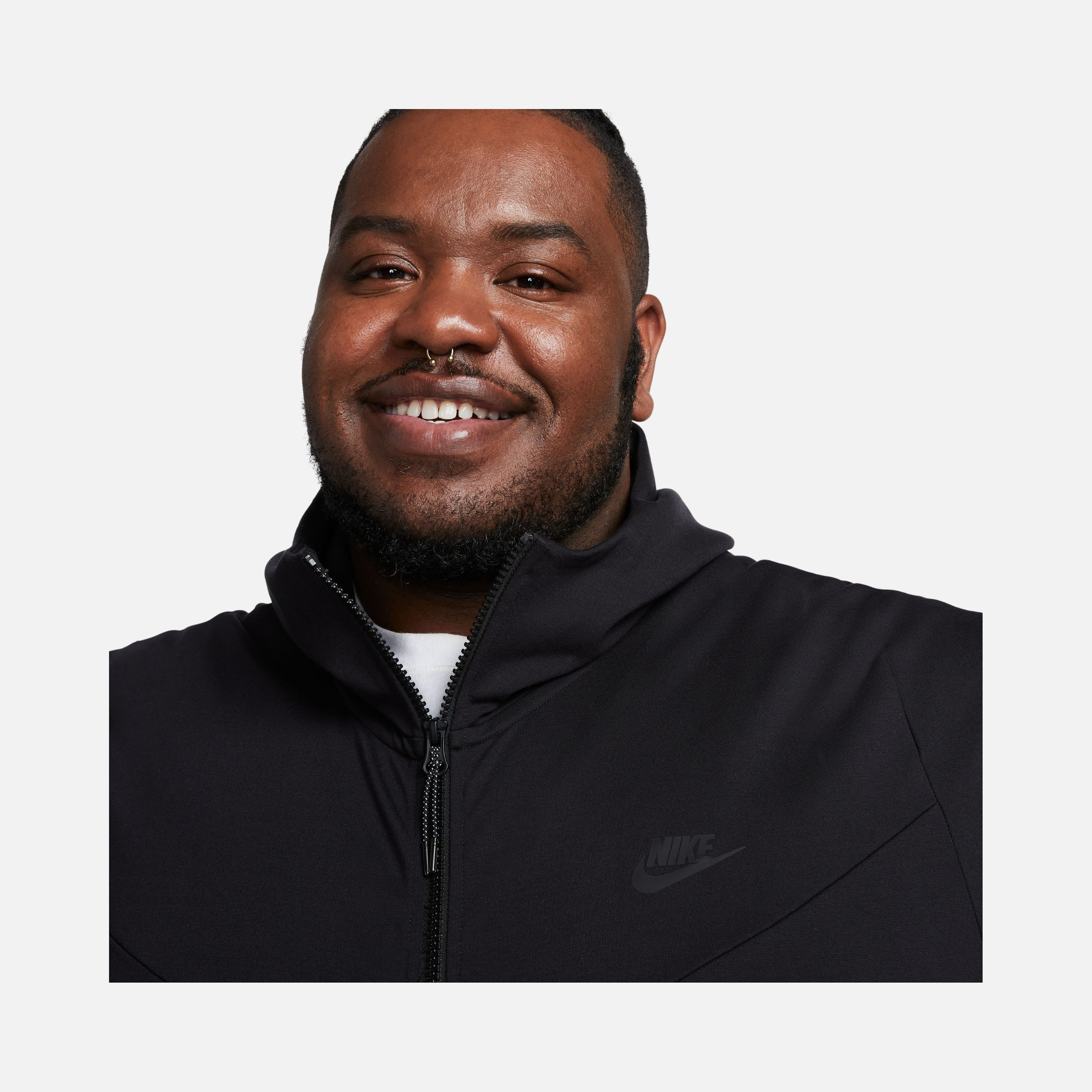 Nike Sportswear Tech Fleece Lightweight Full-Zip Hoodie Erkek Sweatshirt