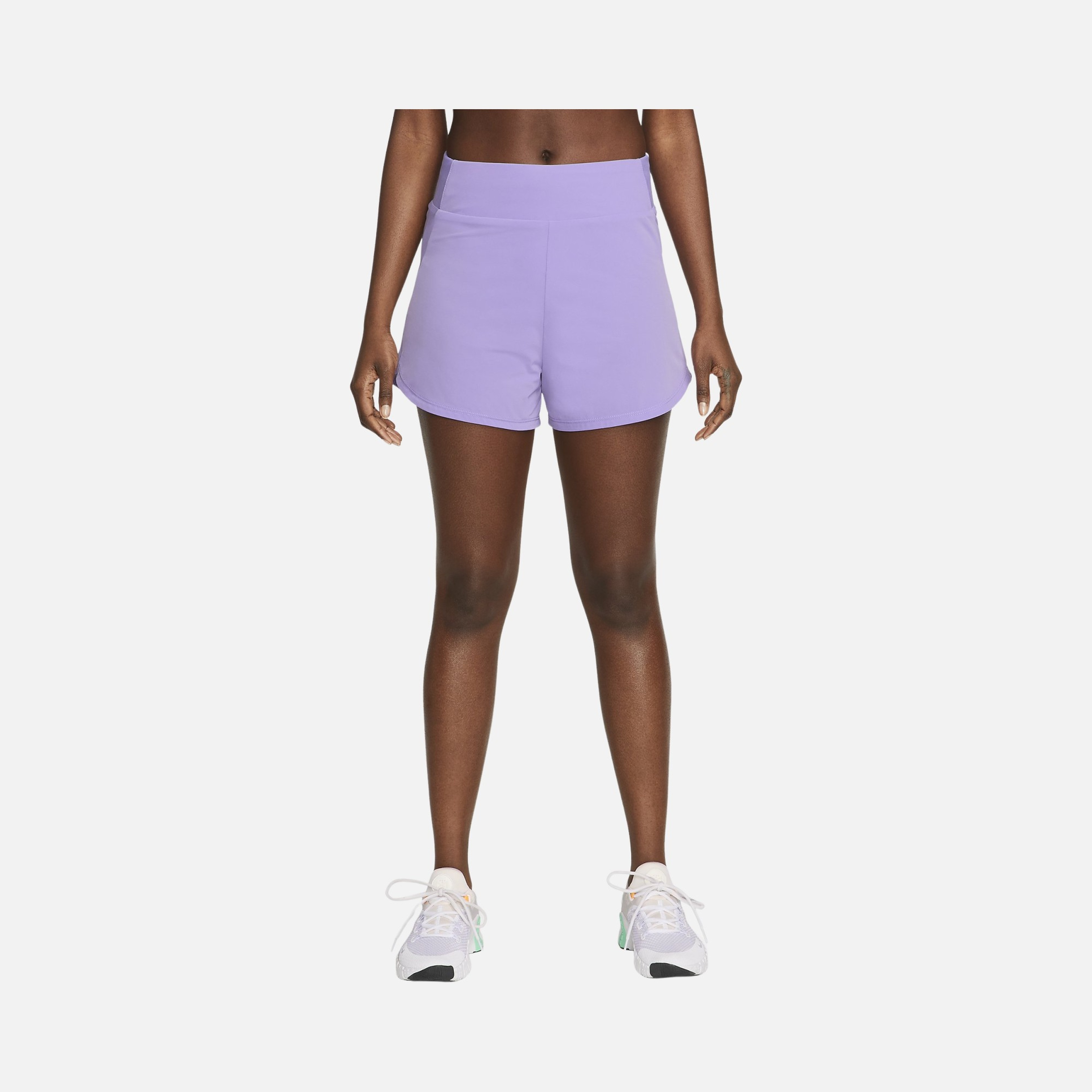 Nike Dri-Fit Fitness High-Waisted 3" Brief-Lined Training Kadın Şort