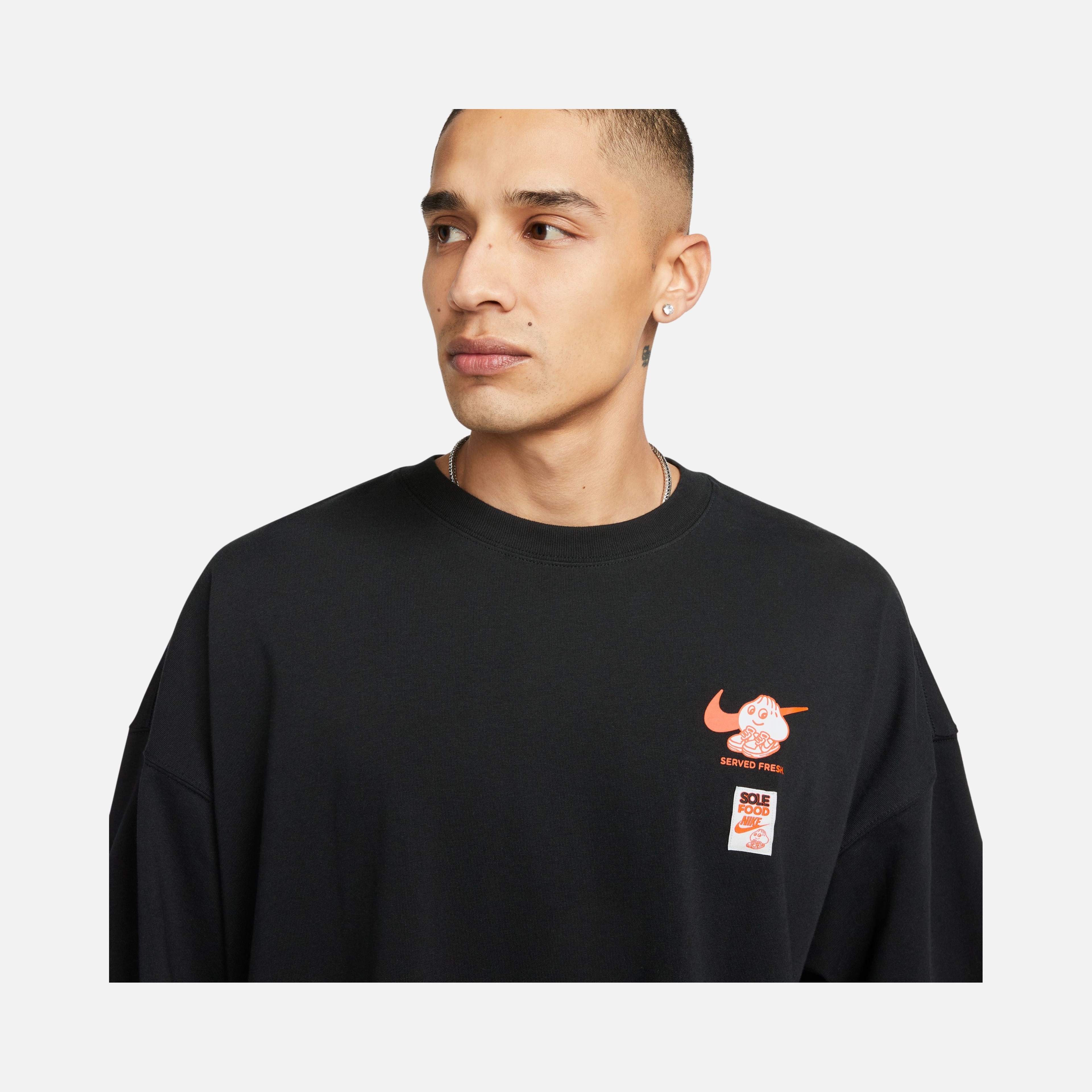 Nike Sportswear Sole Food Graphic Oversized Short-Sleeve Erkek Tişört