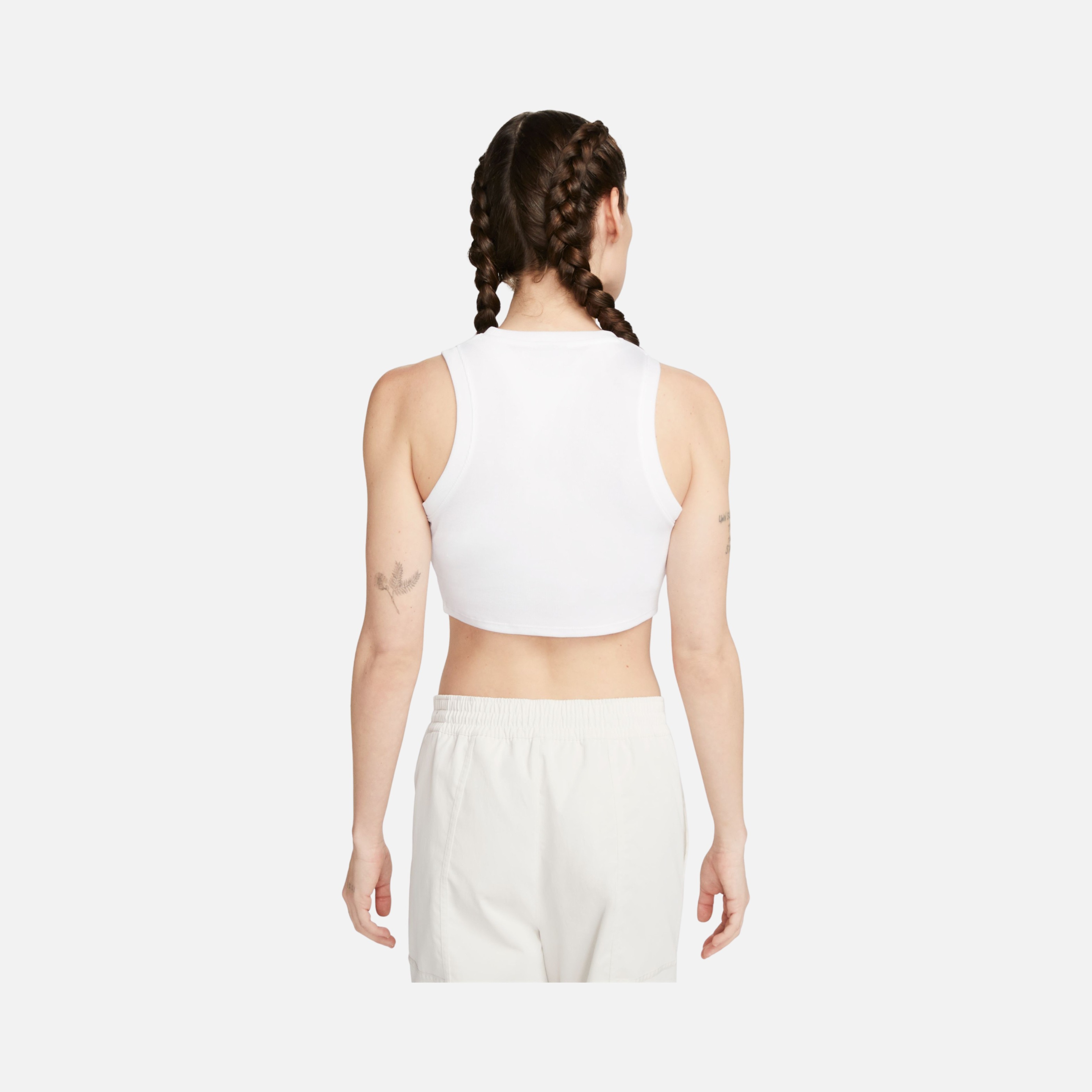 Nike Sportswear Chill Knit Tight Cropped Mini-Rib Kadın Atlet