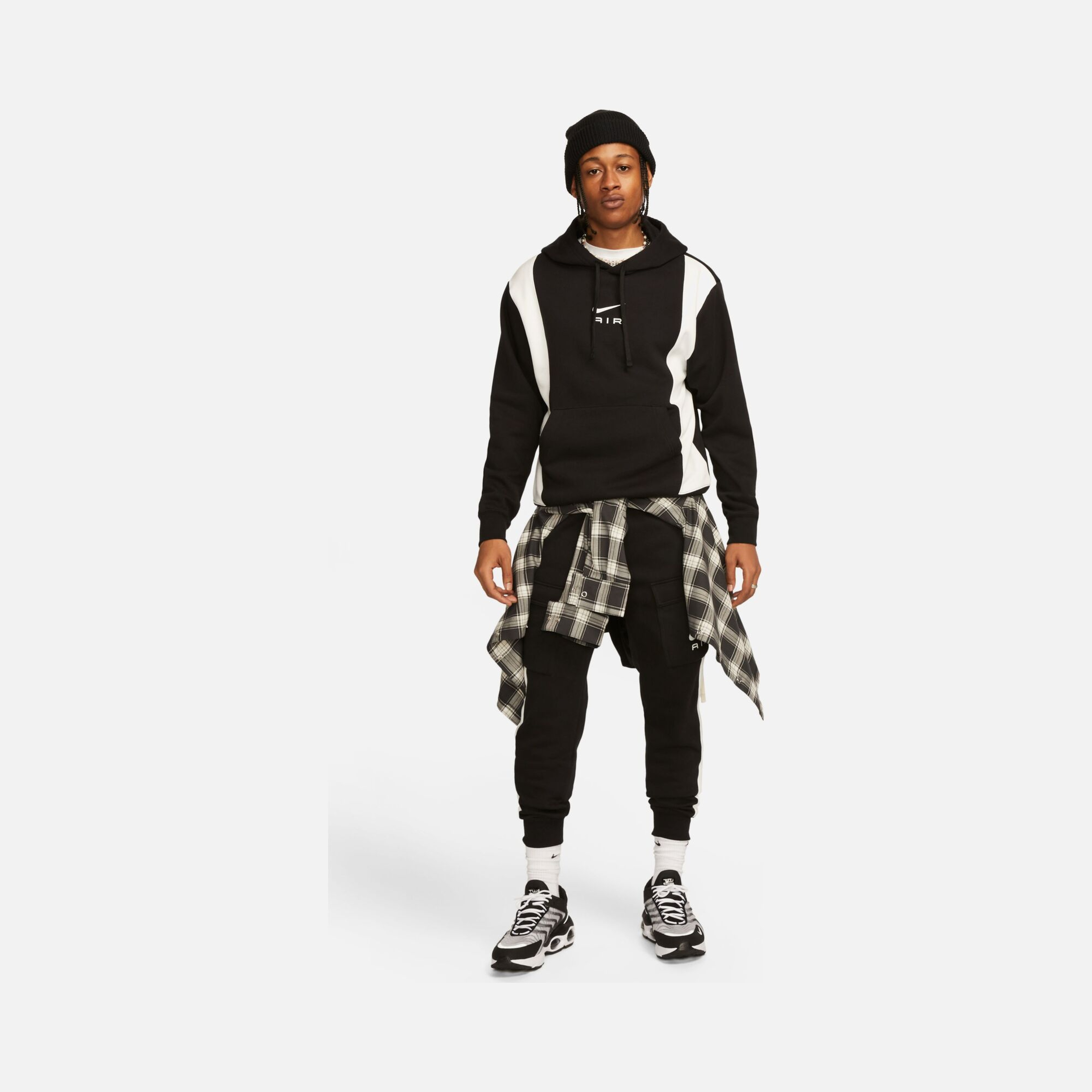 Nike Sportswear Swoosh Air Fleece Pullover Hoodie Erkek Sweatshirt