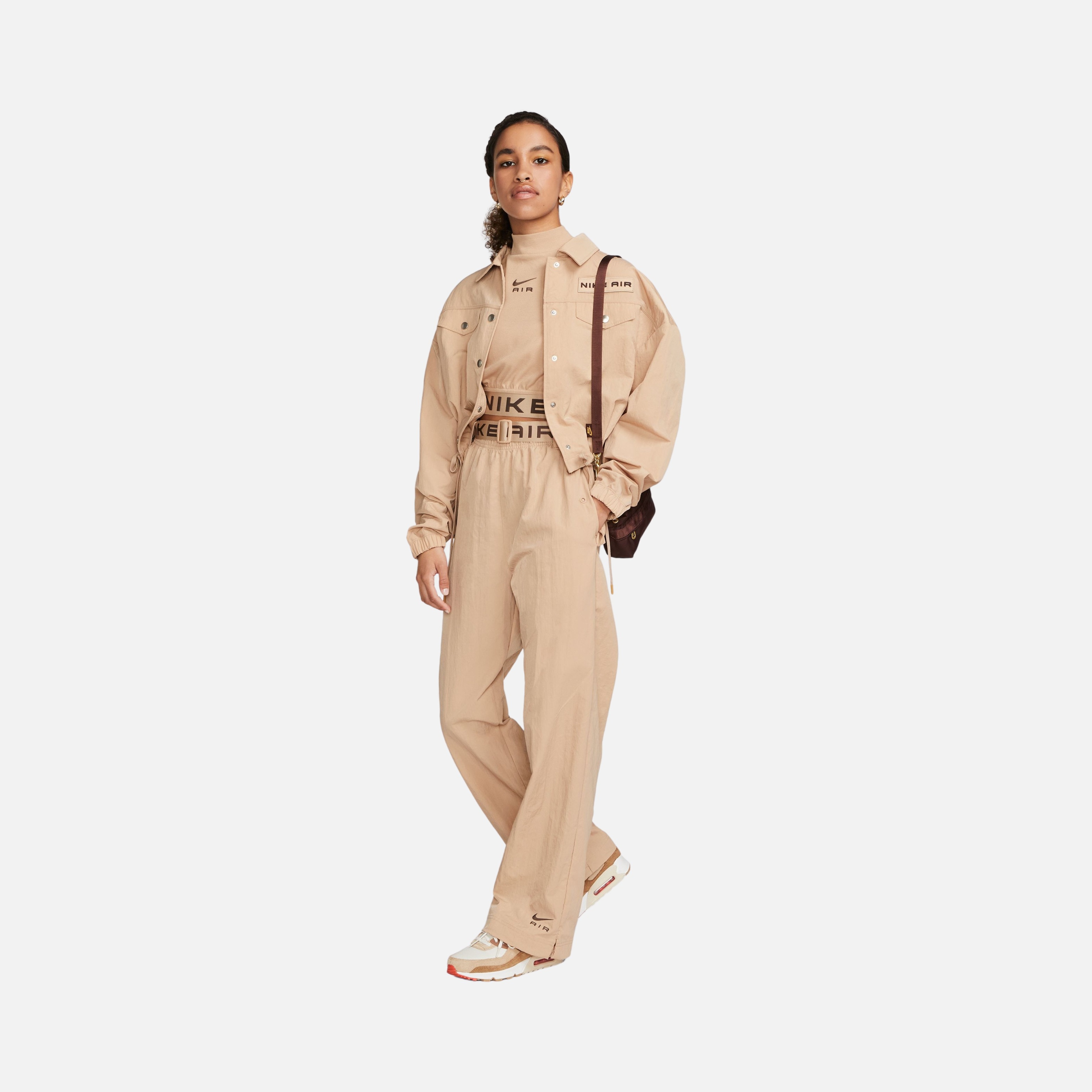 Nike Sportswear Air High-Waisted Woven Kadın Eşofman Altı