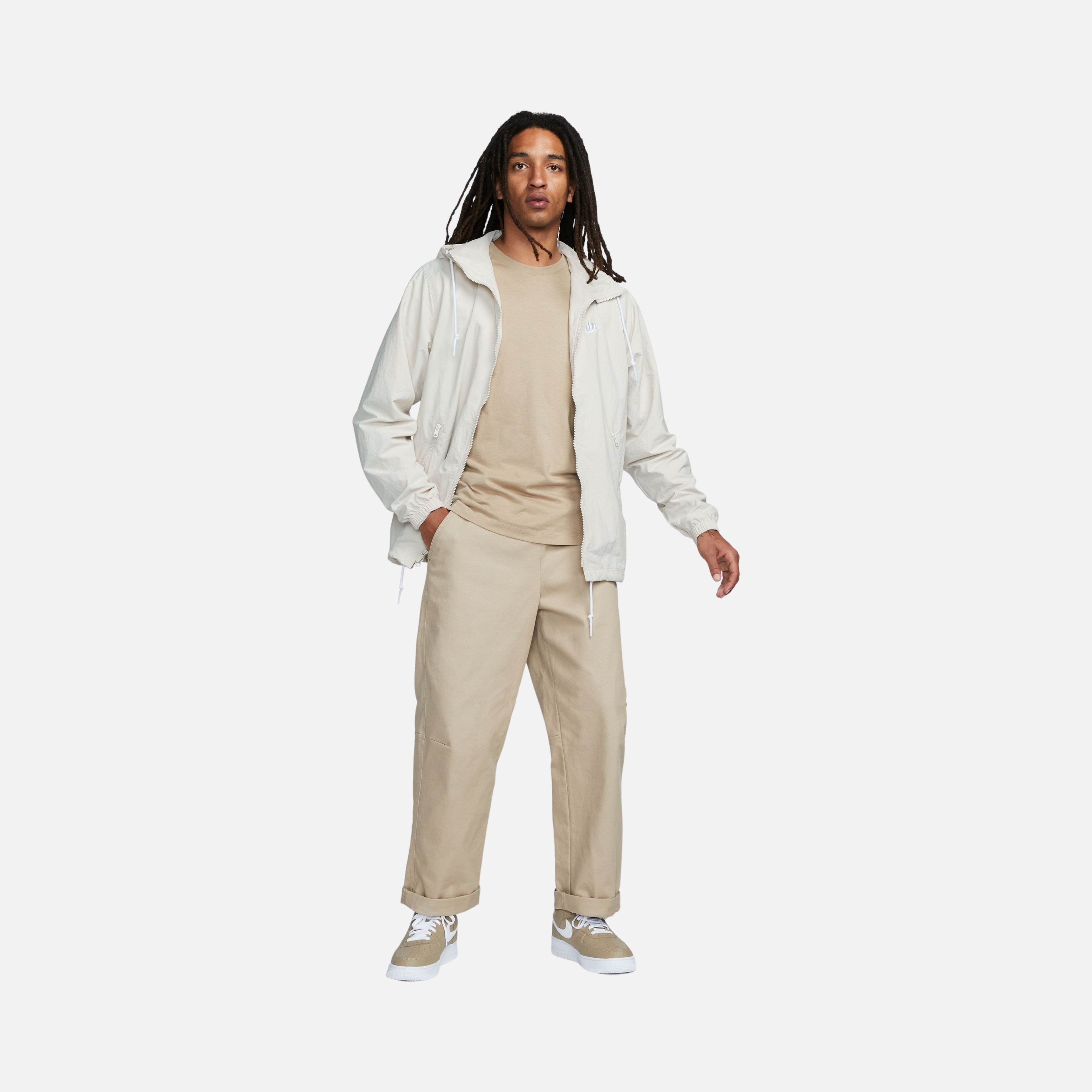 Nike Sportswear Club Woven Lined Full-Zip Hoodie Erkek Ceket