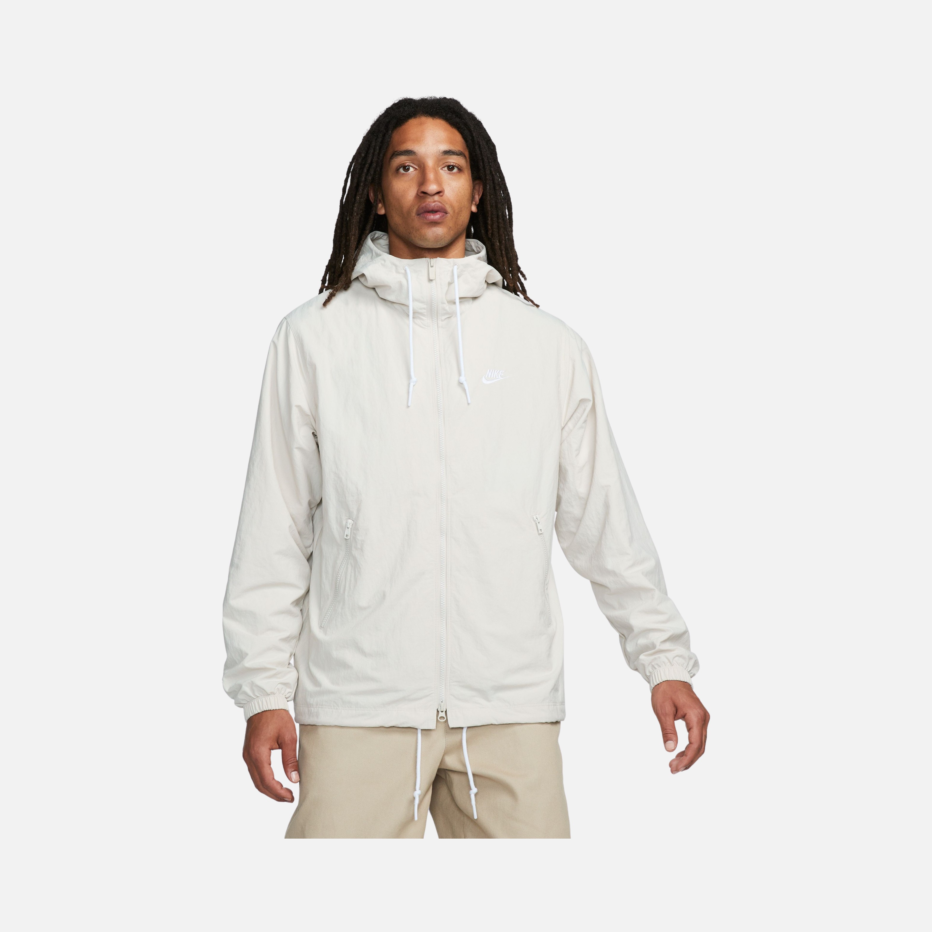 Nike Sportswear Club Woven Lined Full-Zip Hoodie Erkek Ceket | Barçın
