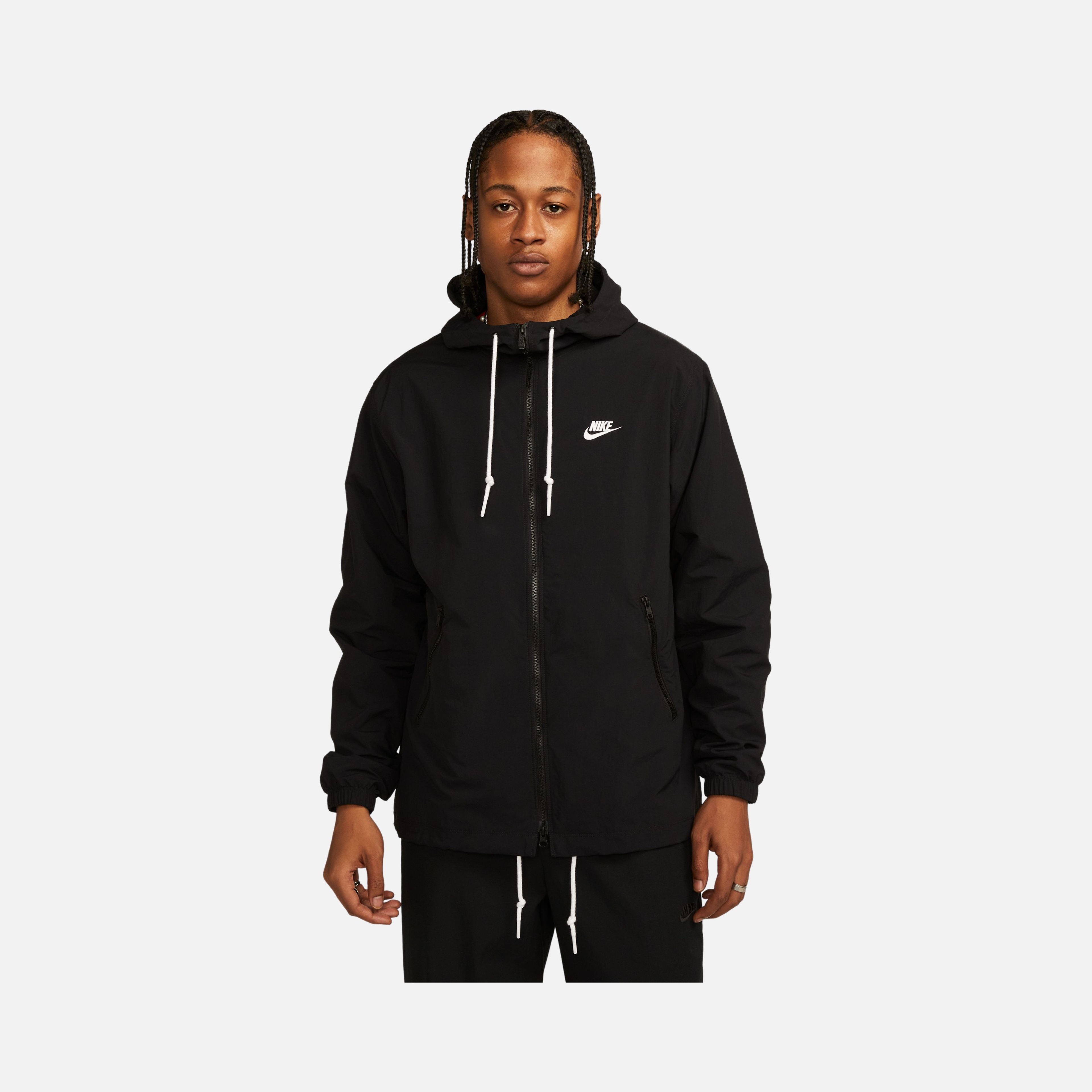 Nike Sportswear Club Woven Lined Full-Zip Hoodie Erkek Ceket