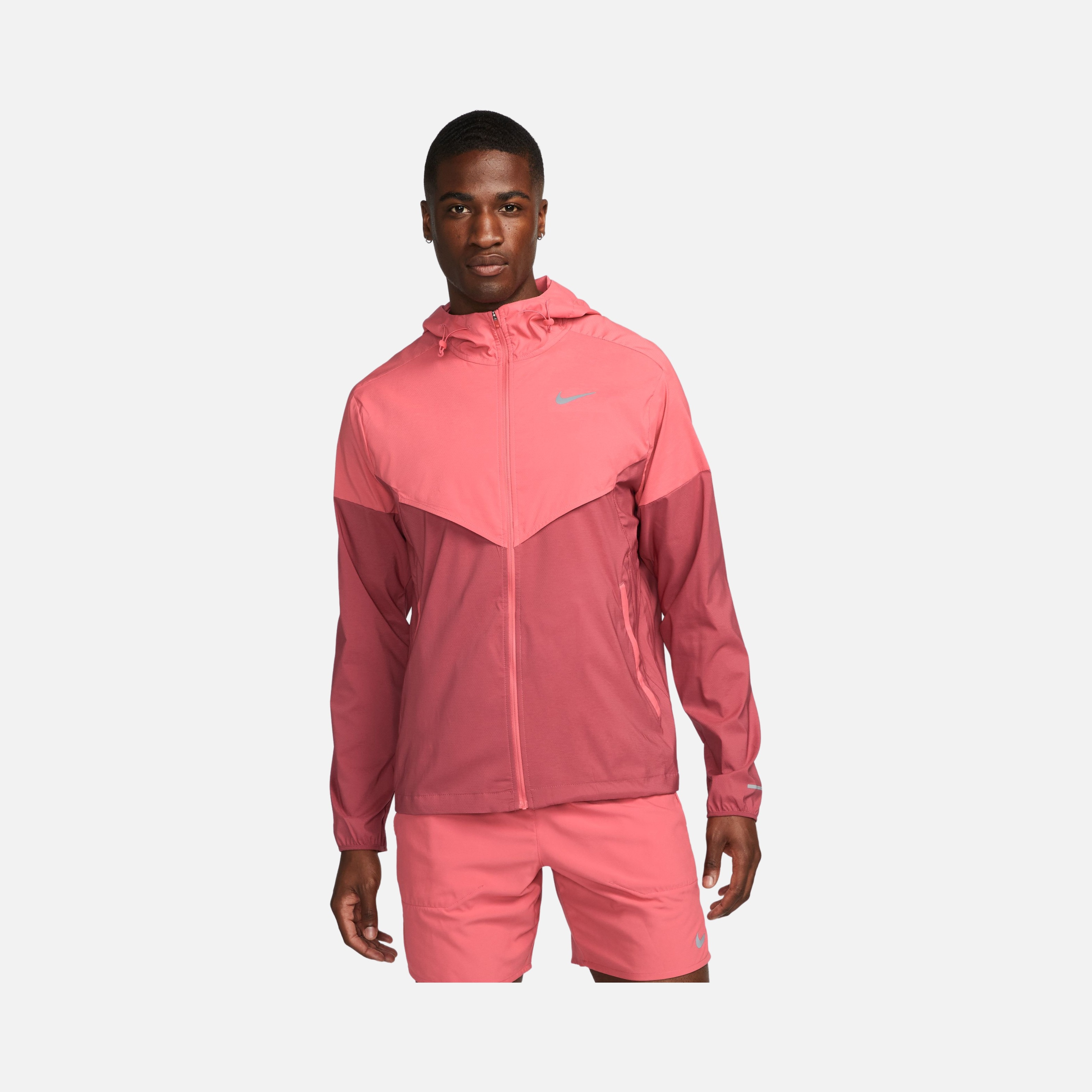 Nike Impossibly Light Windrunner Repel Lined Recoverable Running Full-Zip Hoodie Erkek Ceket
