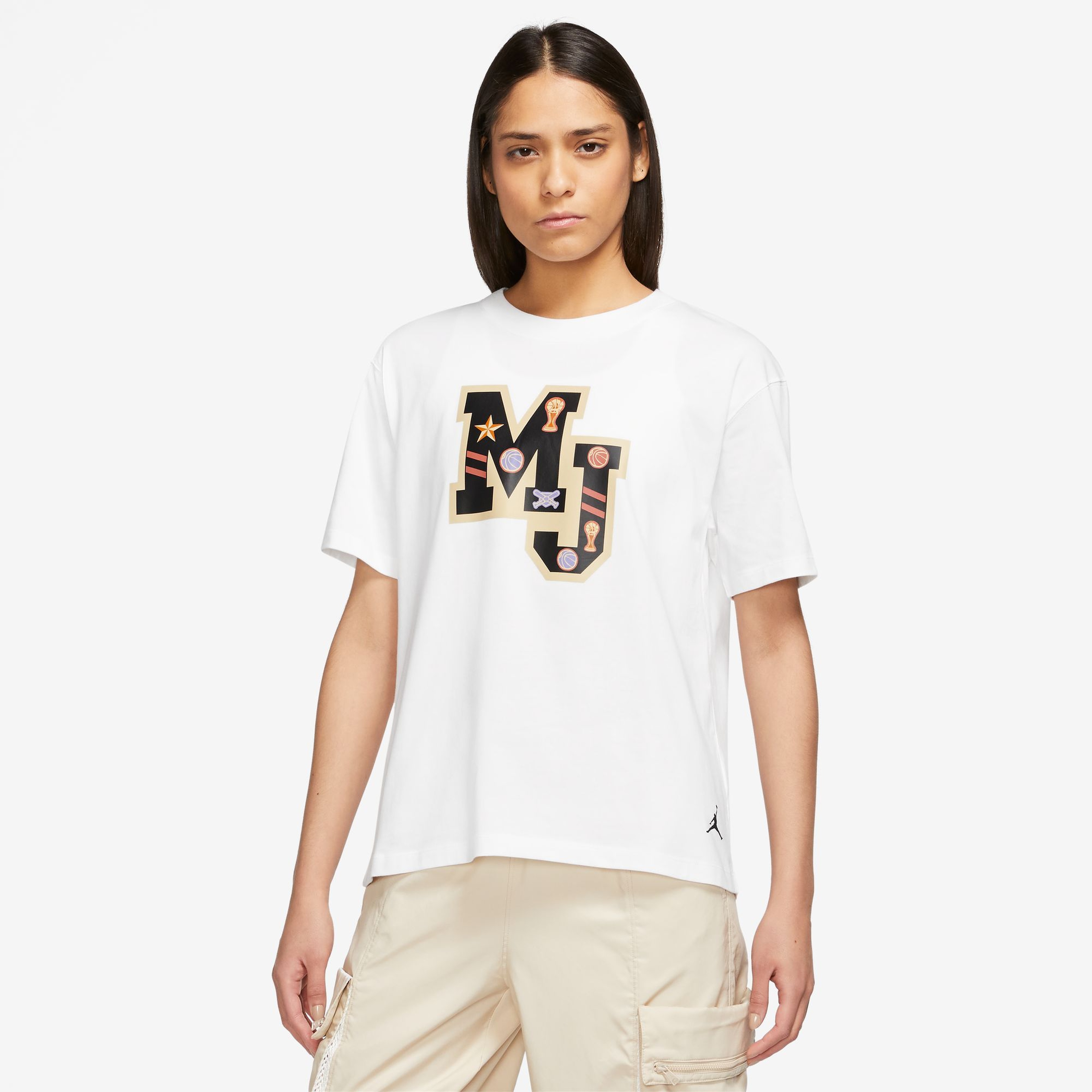 Nike Jordan Graphic Girlfriend Short-Sleeve Kadın Tişört