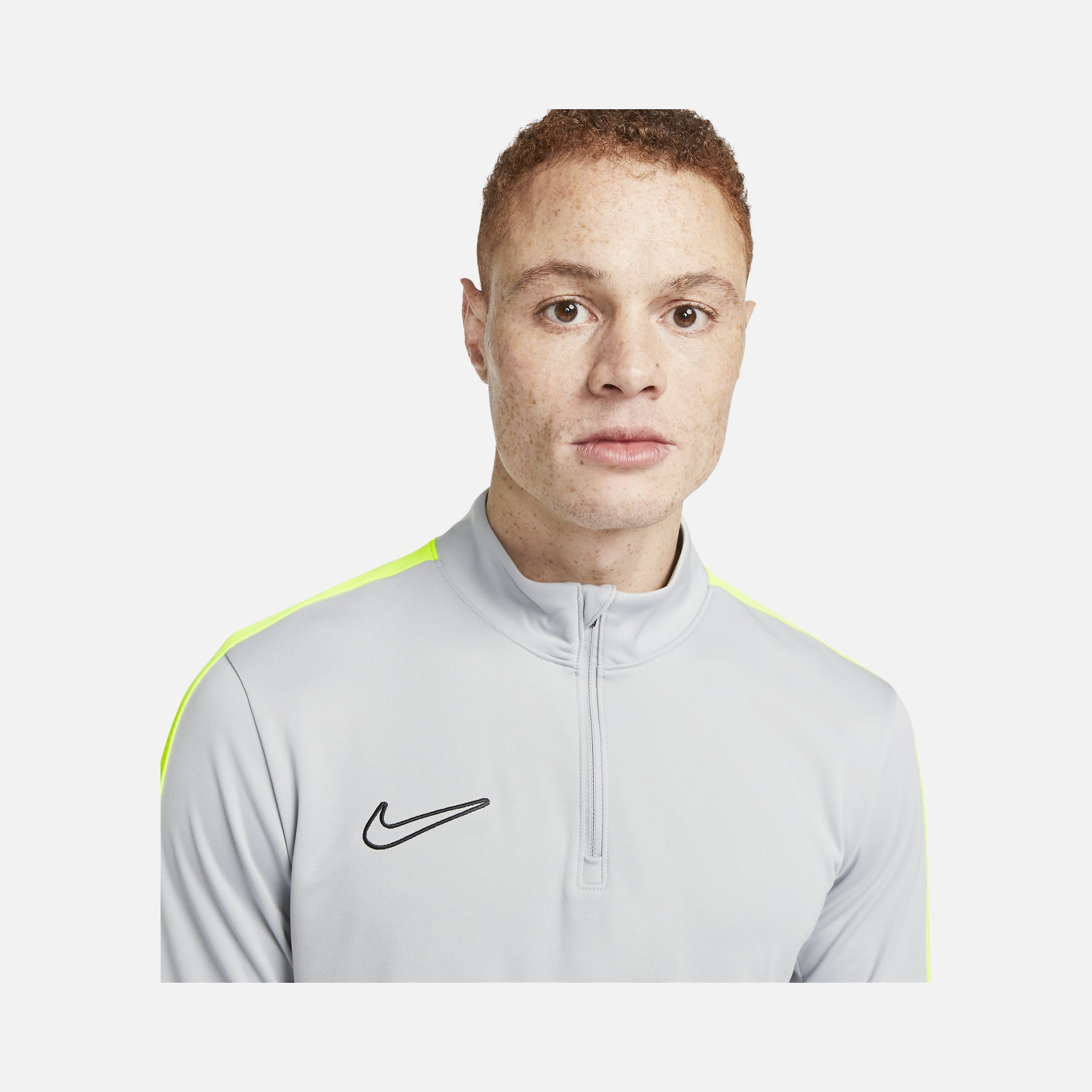 Nike Dri-Fit Academy 23 Soccer Drill 1/2-Zip Long-Sleeve Erkek Tişört