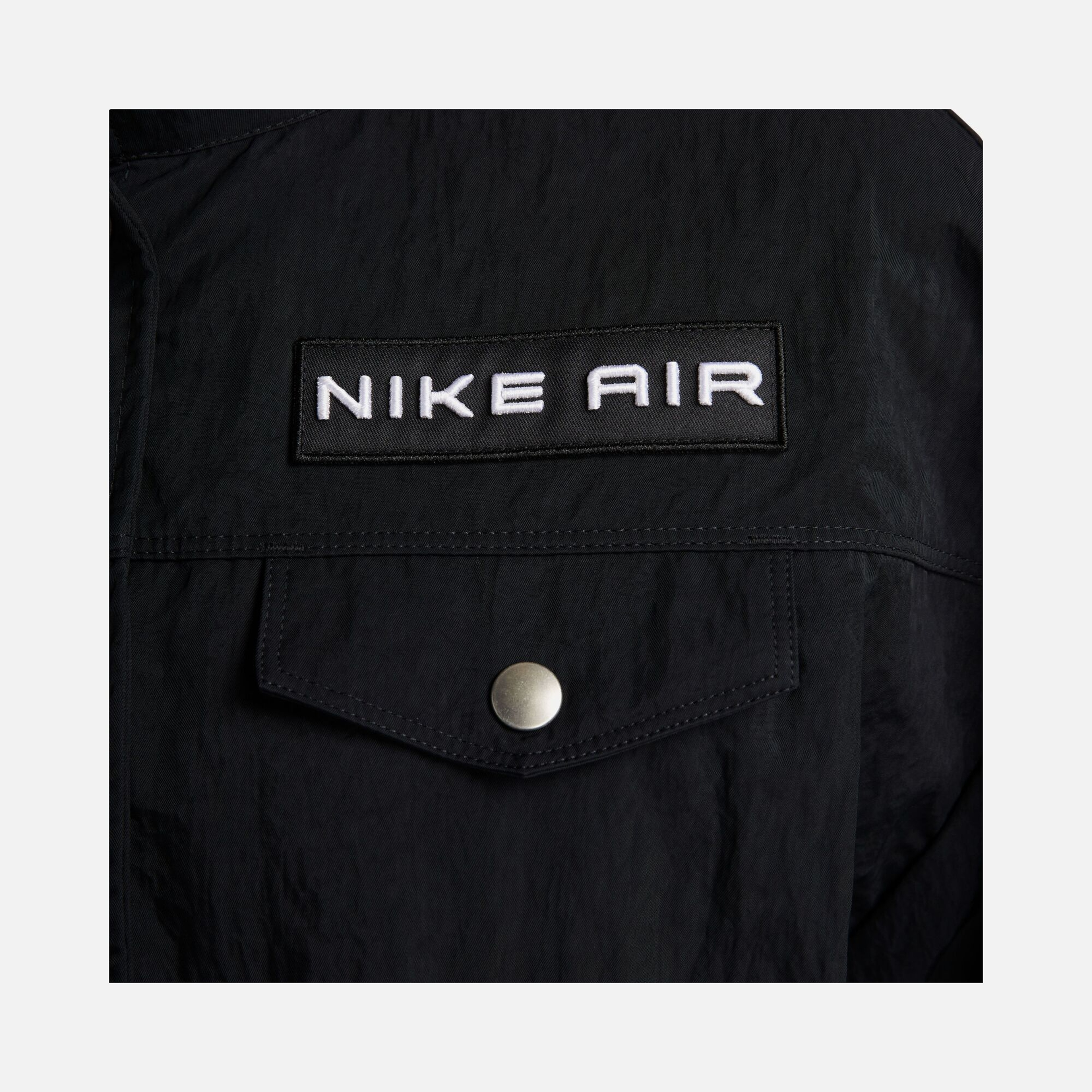 Nike Sportswear Air Woven Mod Crop Full Snap Fastener Kadın Ceket