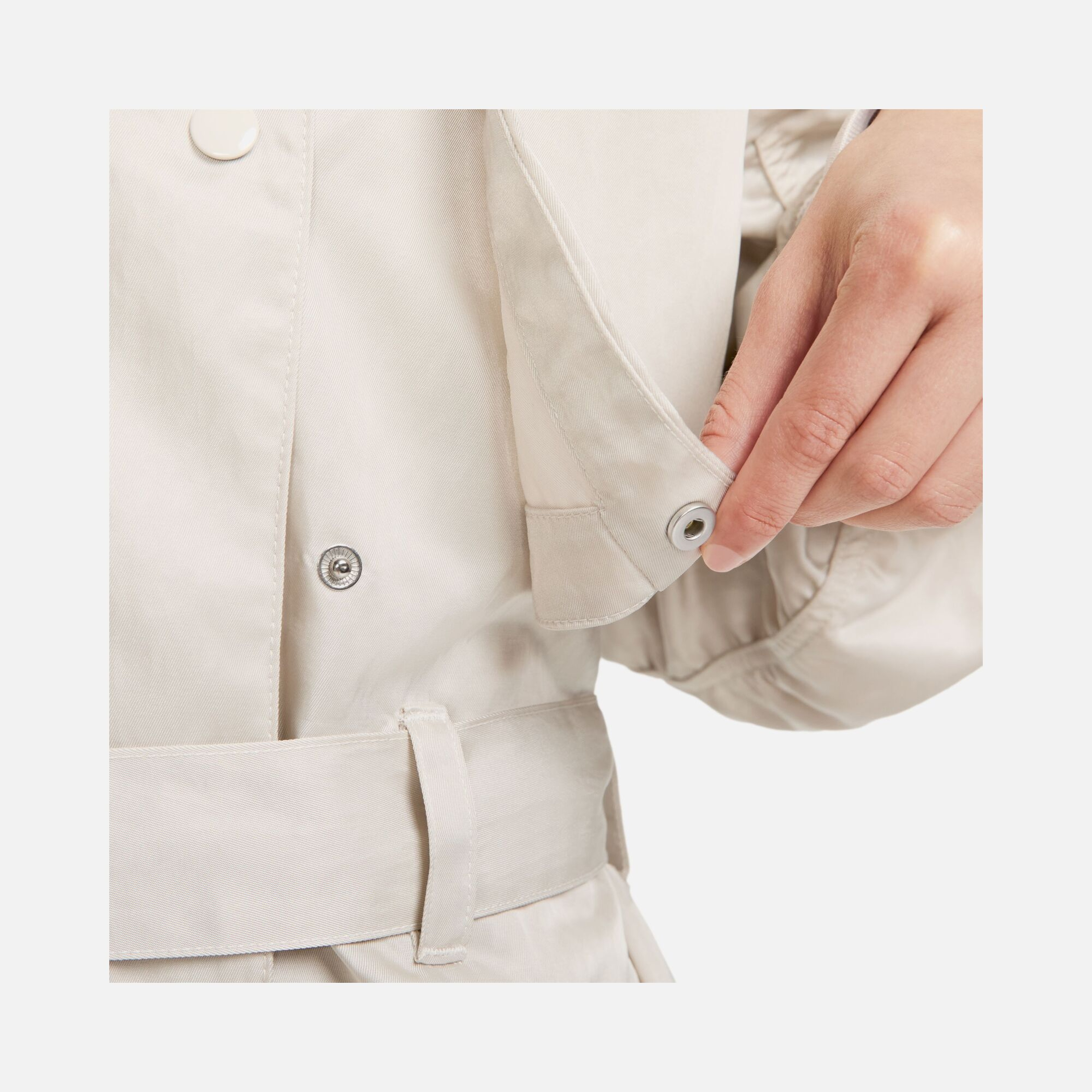 Nike Sportswear Essentials Trench Full Zipper & Snap Fastener Hoodie Kadın Ceket