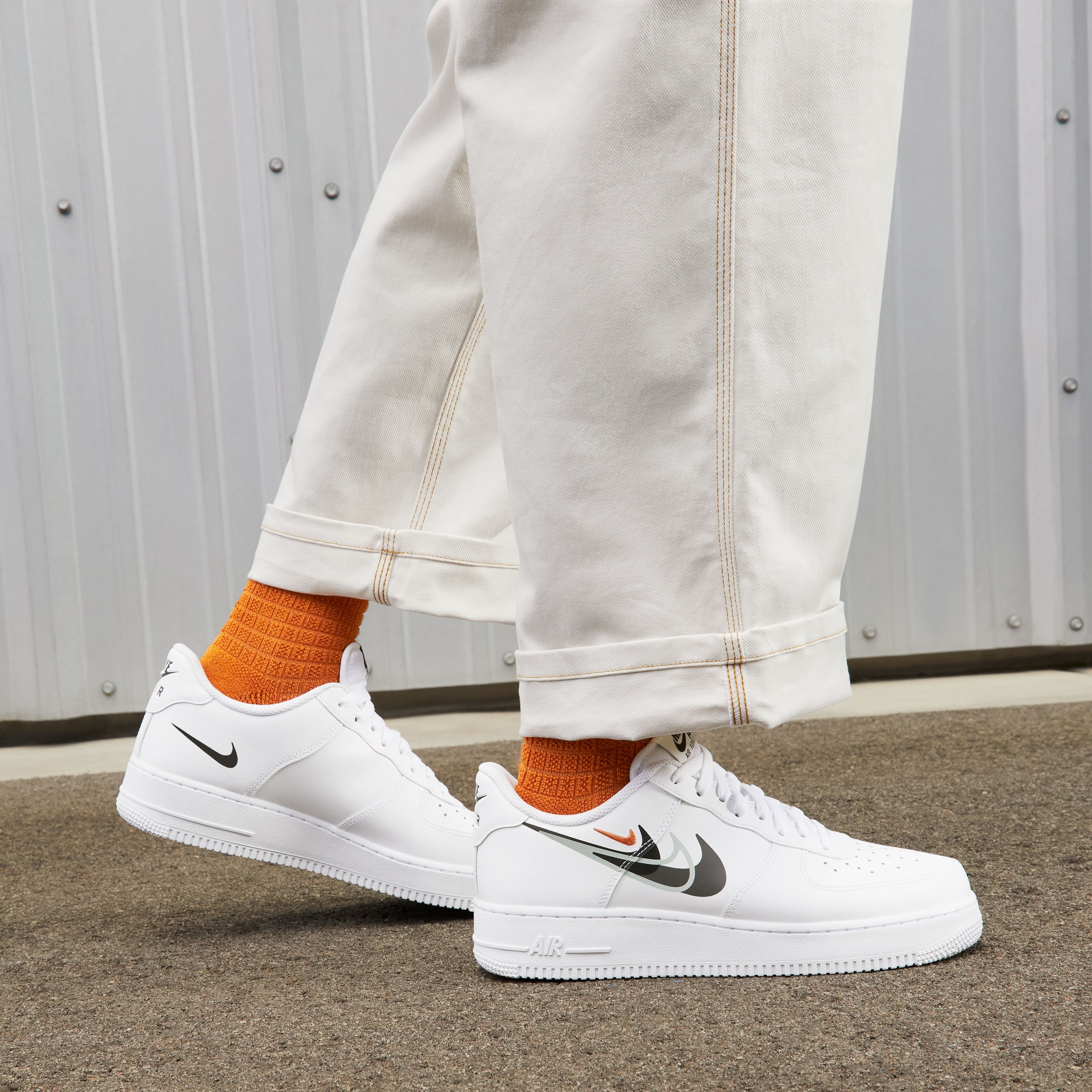 Nike Air Force 1 Low ''Multi Swoosh'' Erkek Spor Ayakkabı