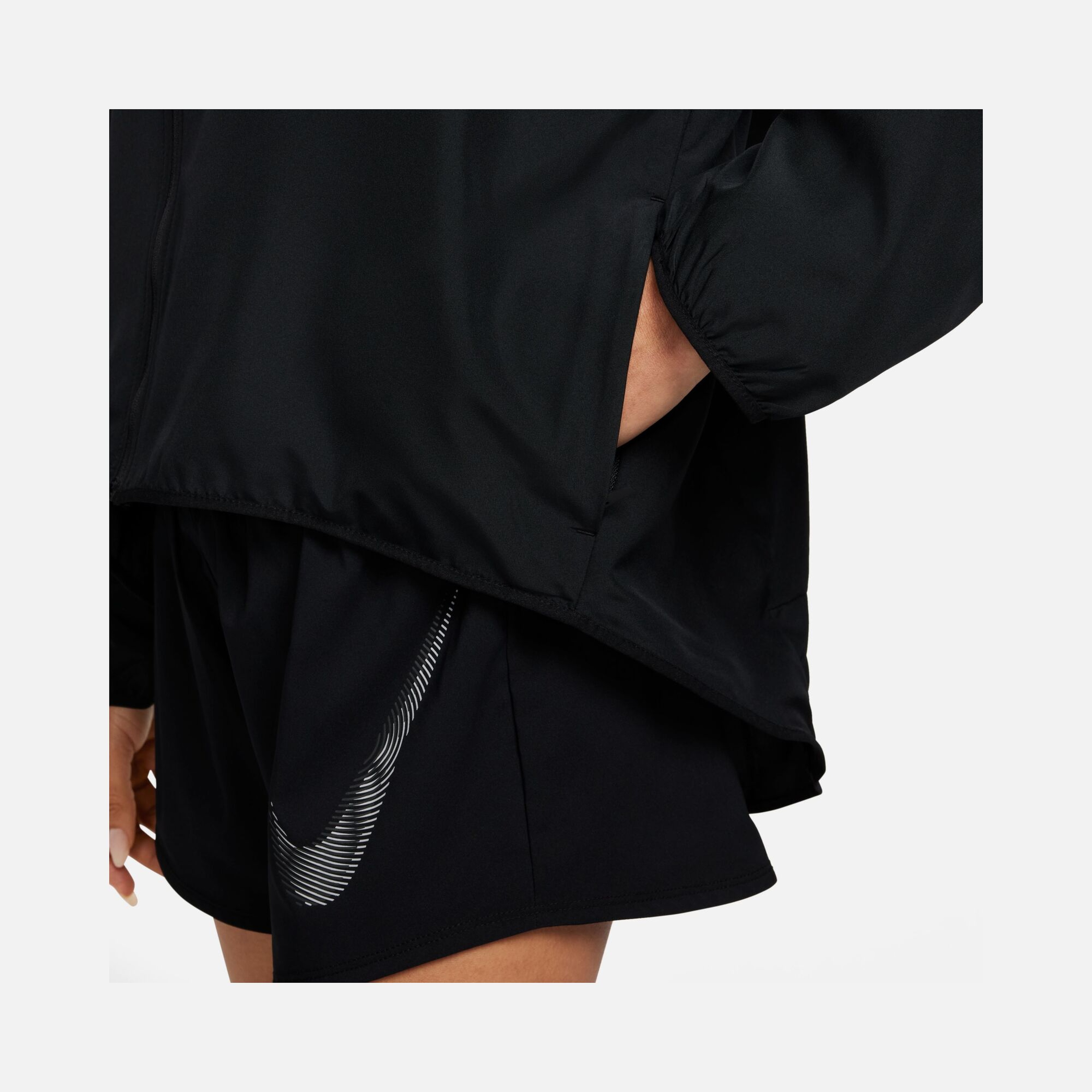 Nike Dri-Fit Swoosh HBR Race Day Running Full-Zip Kadın Ceket