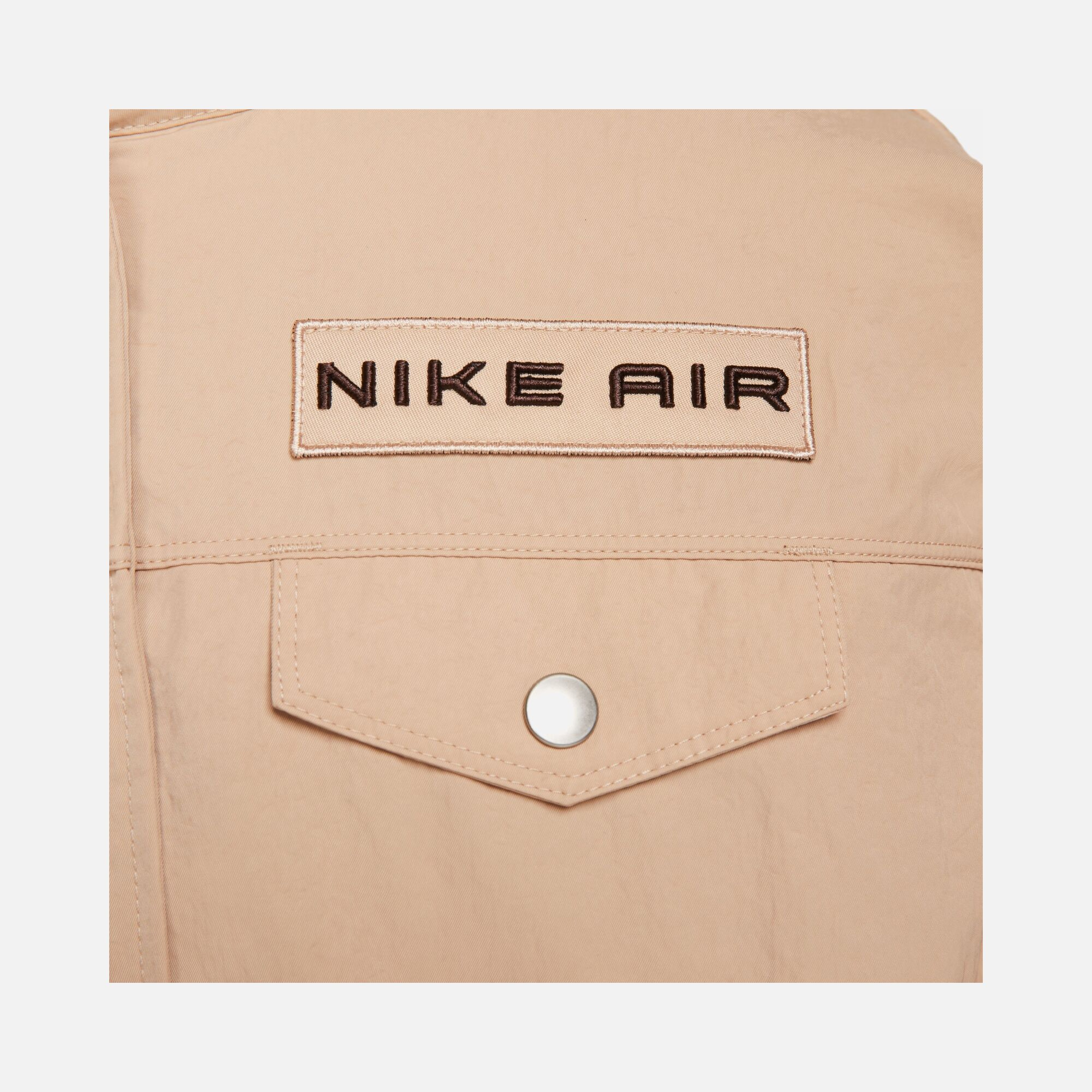 Nike Sportswear Air Woven Mod Crop Full Snap Fastener Kadın Ceket