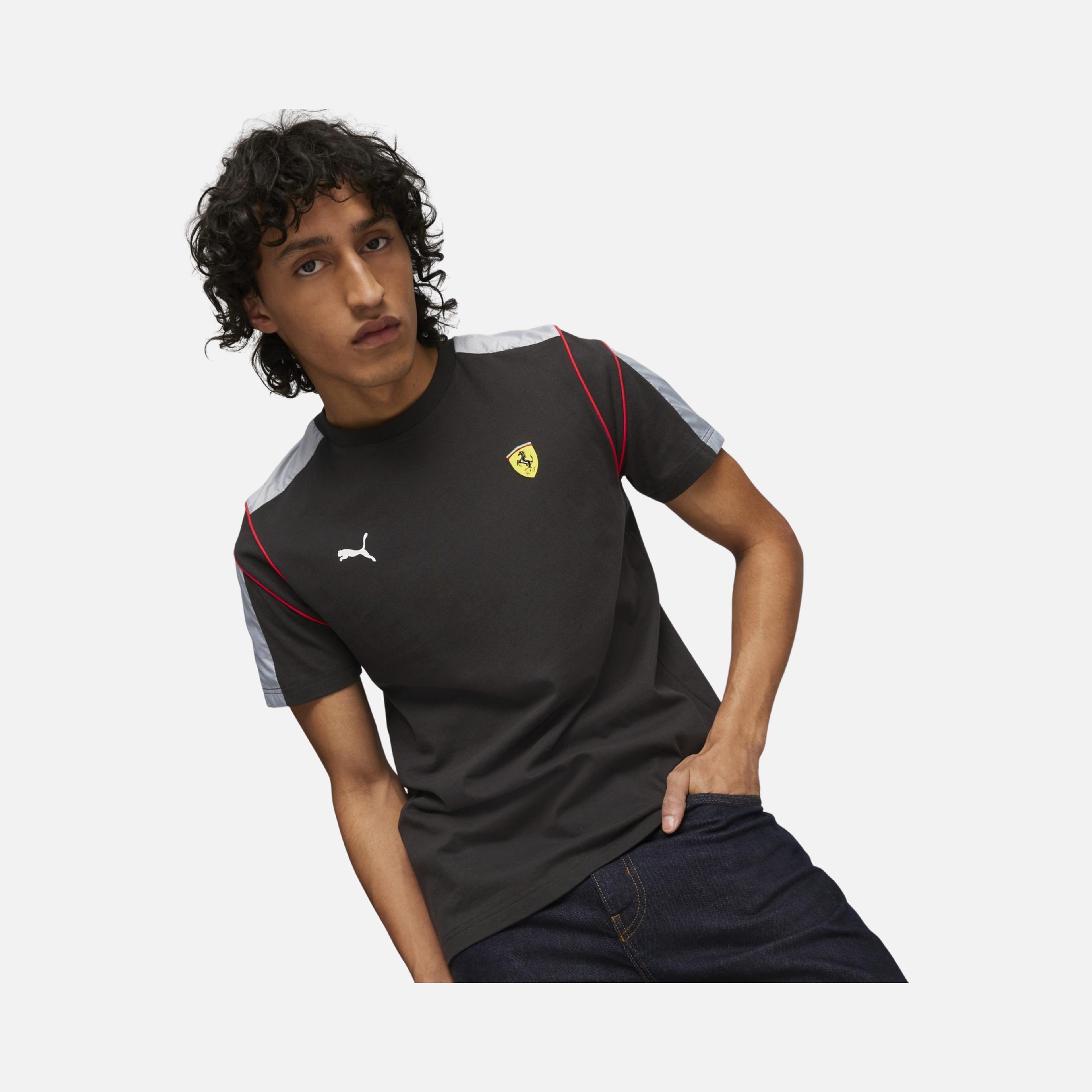 Puma Sportswear Ferrari Race Mt7 Short-Sleeve Erkek Tişört