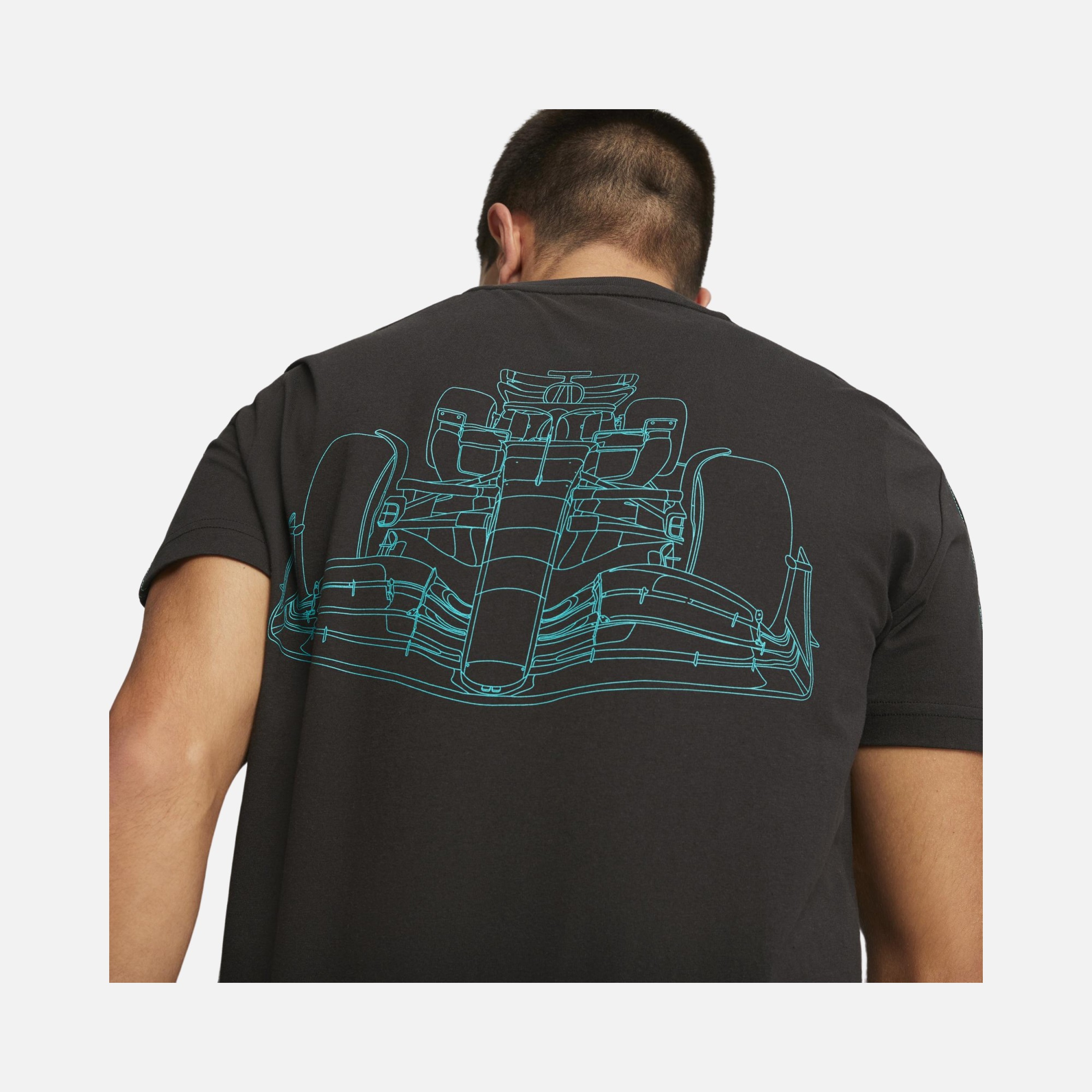 Puma Sportswear Mercedes-AMG Petronas Motorsport F1 Graphic Short-Seeve Erkek Tişört