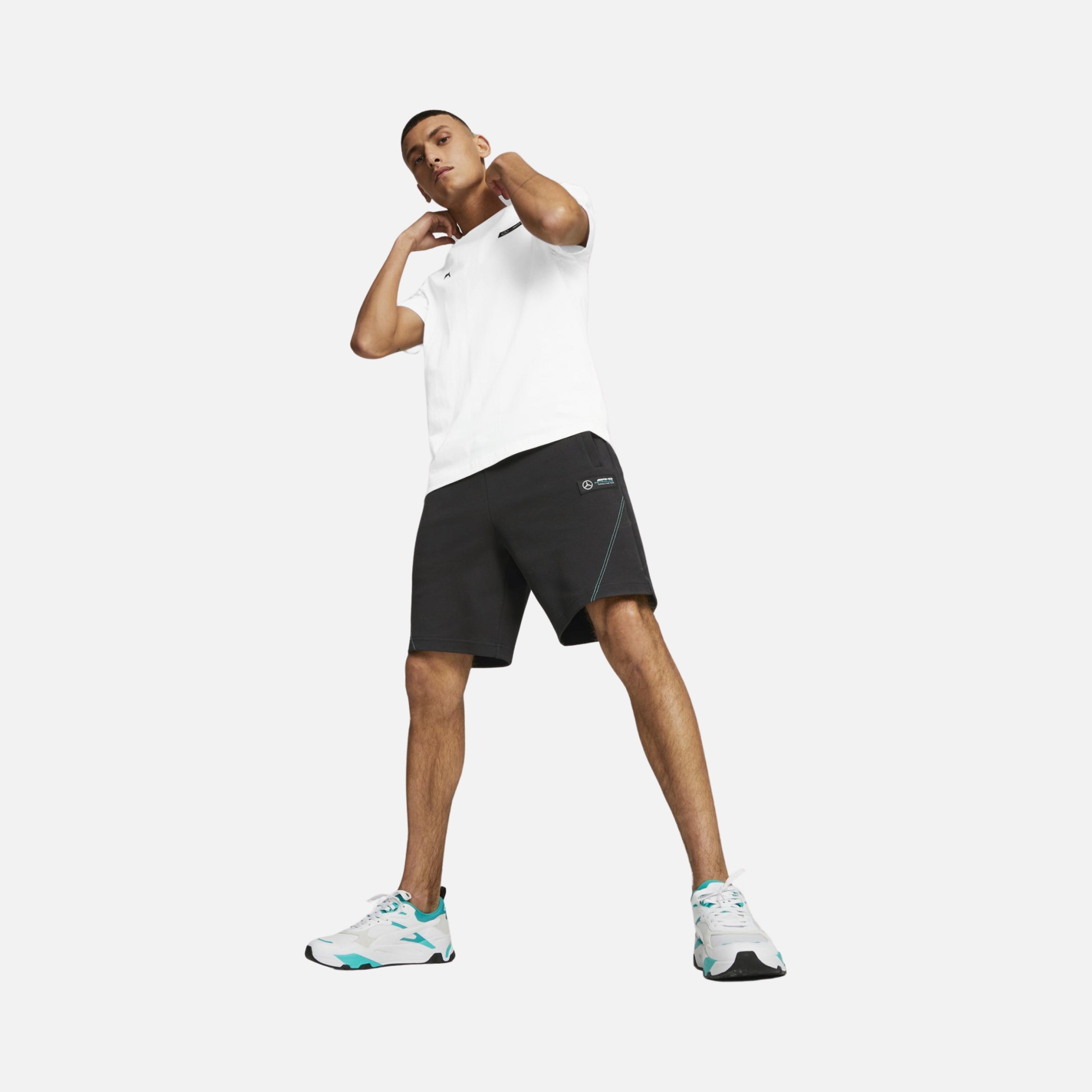 Puma Sportswear Mercedes-AMG Petronas Motorsport F1 Graphic Short-Seeve Erkek Tişört