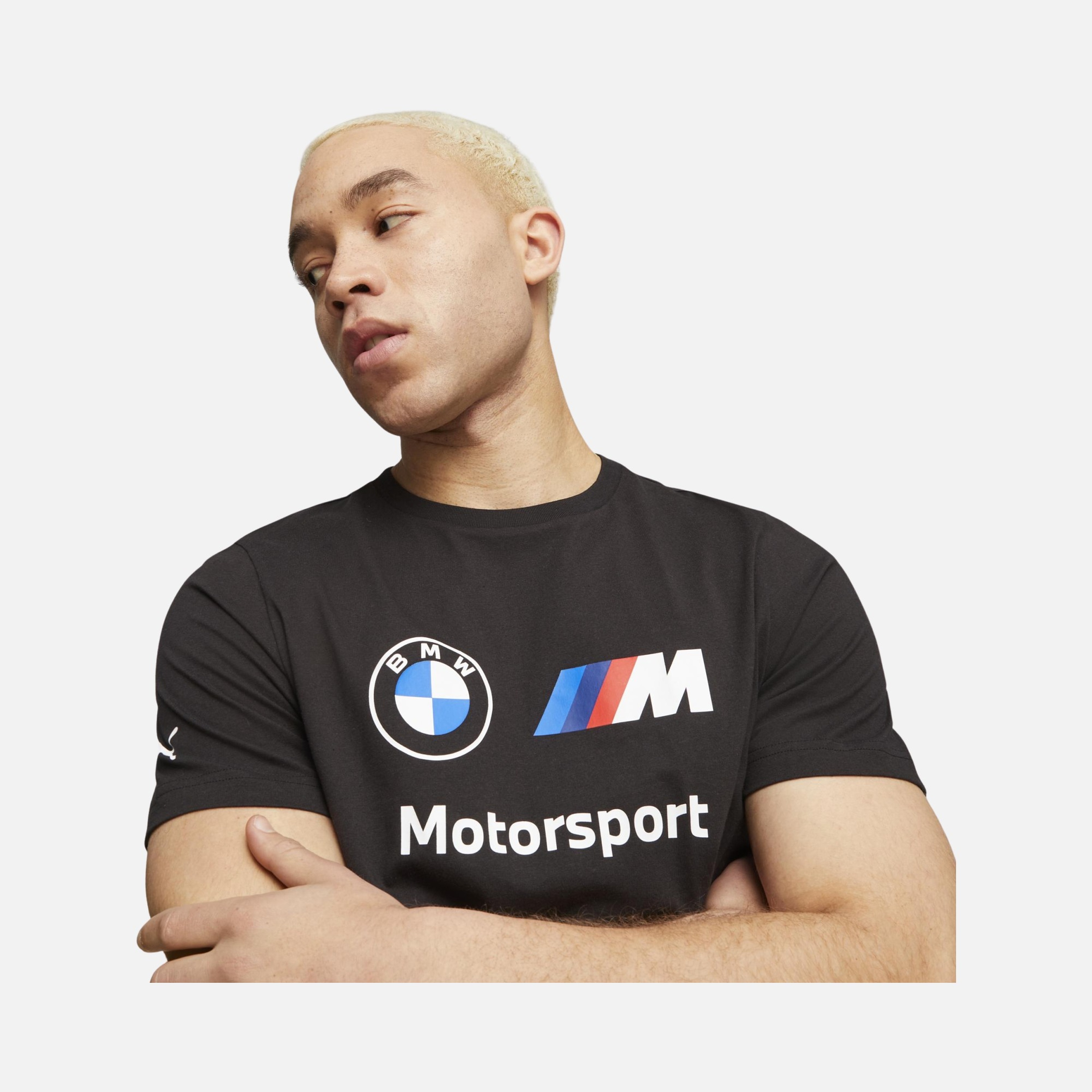 Puma Sportswear BMW M Motorsport Logo Short-Sleeve Erkek Tişört