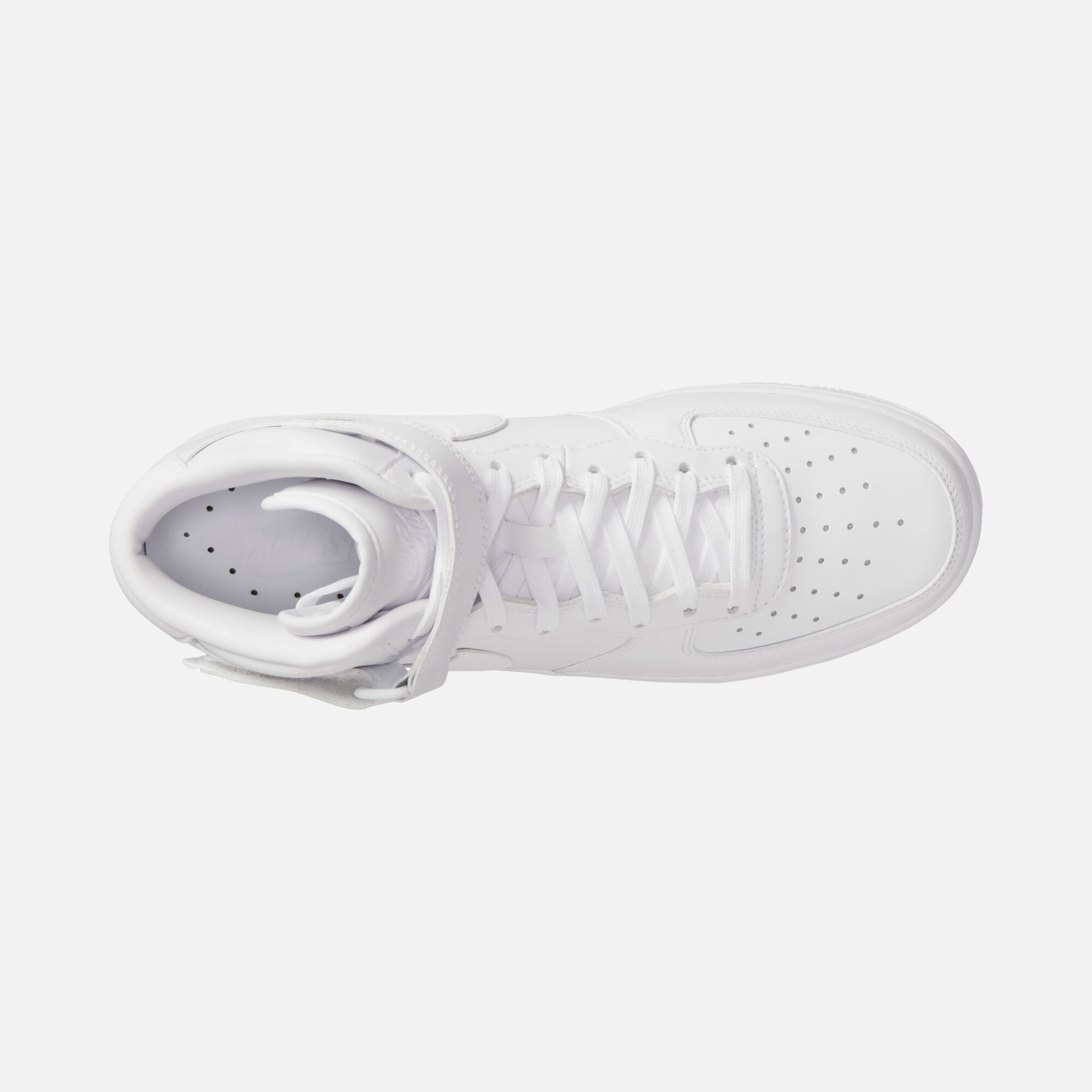 Nike Air Force 1 '07 Mid Fresh Triple White Erkek Spor Ayakkabı