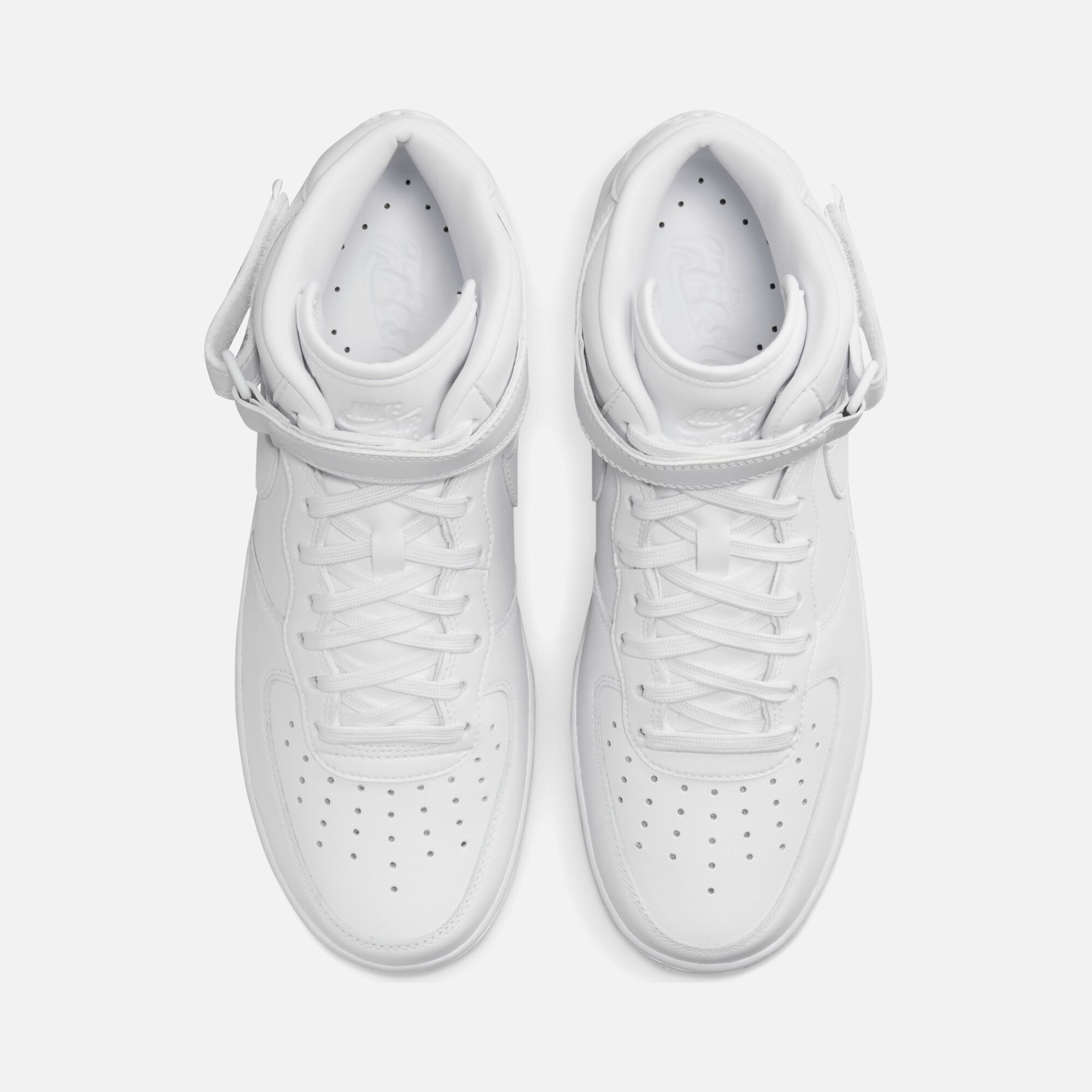 Nike Air Force 1 '07 Mid Fresh Triple White Erkek Spor Ayakkabı