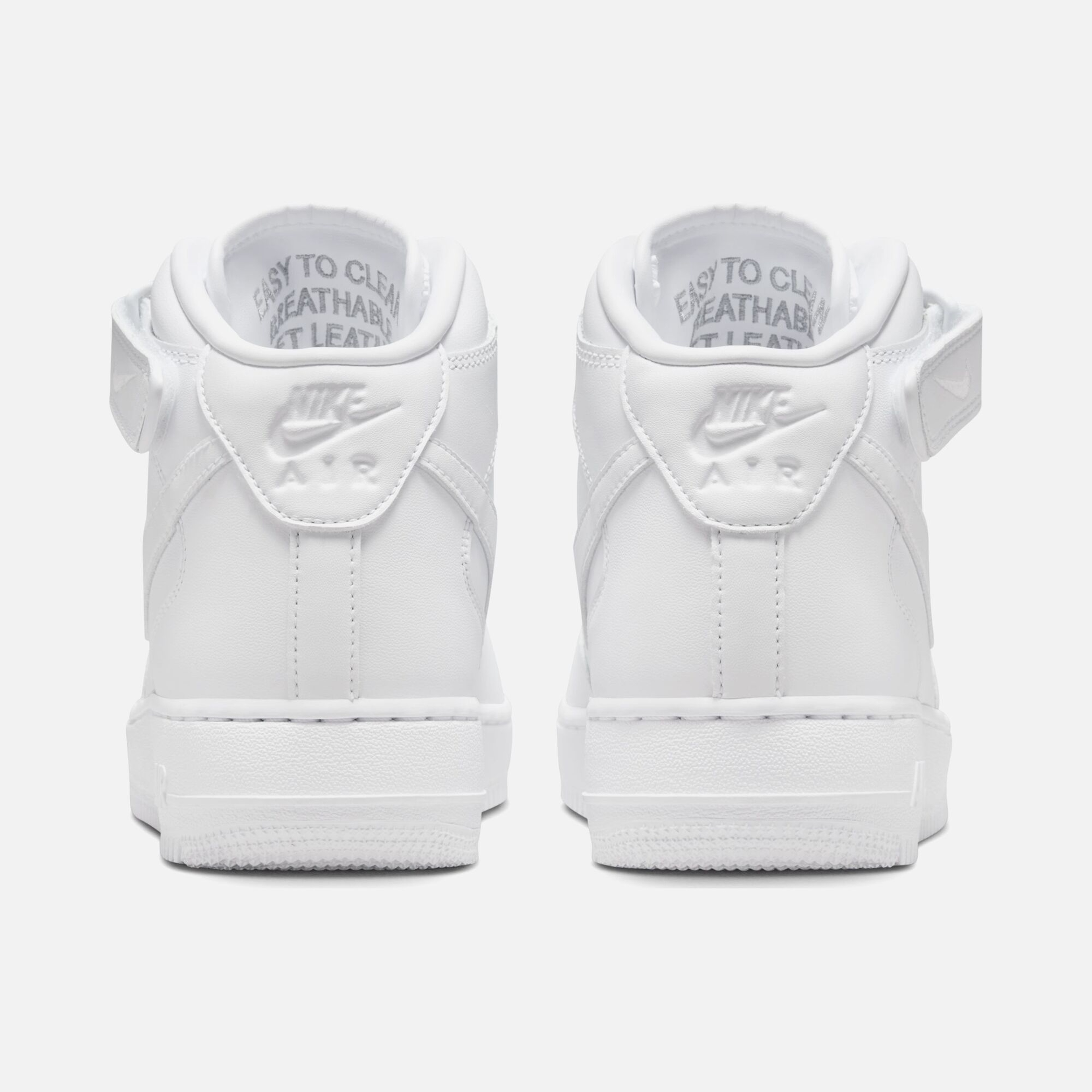 Nike Air Force 1 '07 Mid Fresh Triple White Erkek Spor Ayakkabı