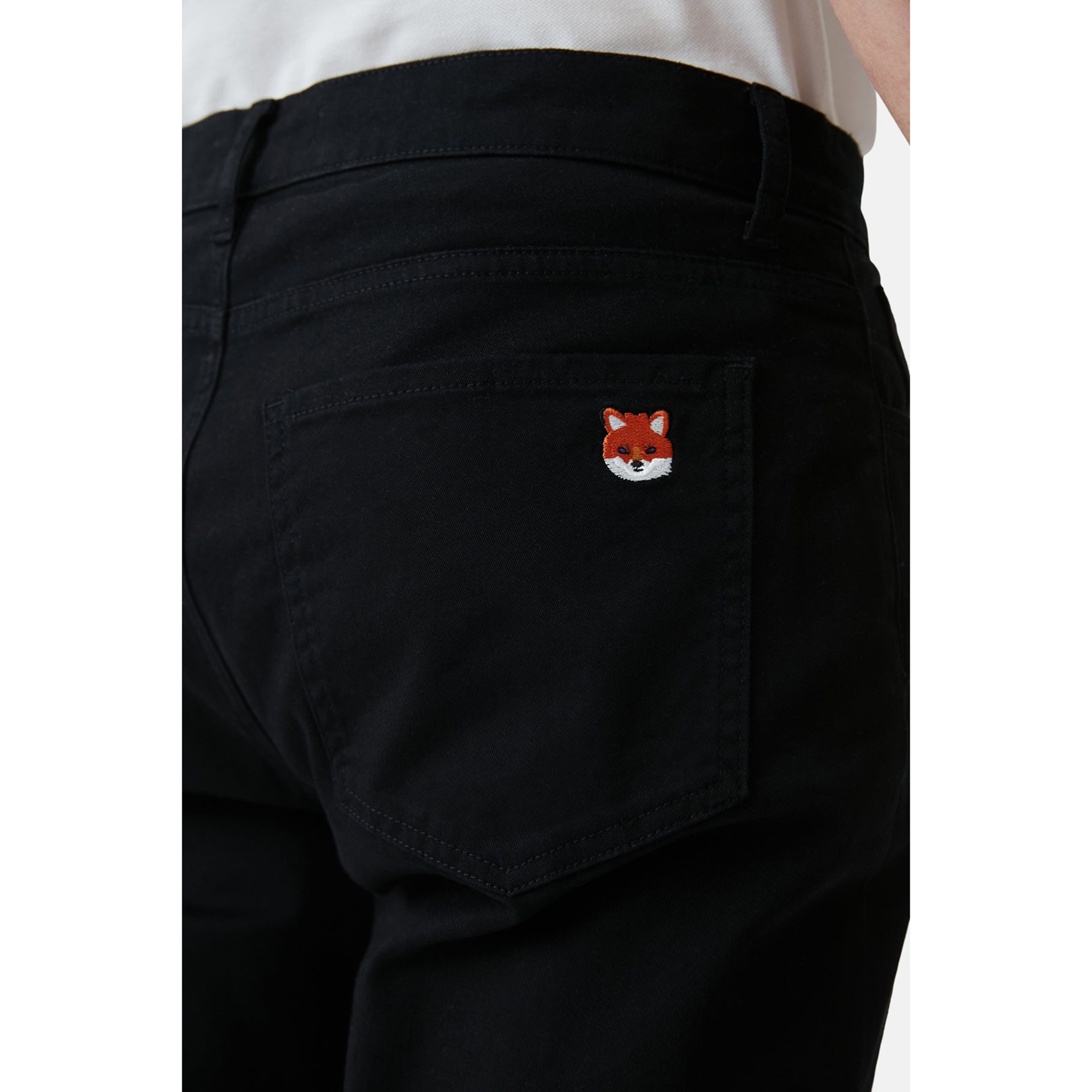 WWF Kızıl Tilki Chino Embroidered Regular-Fit Erkek Pantolon