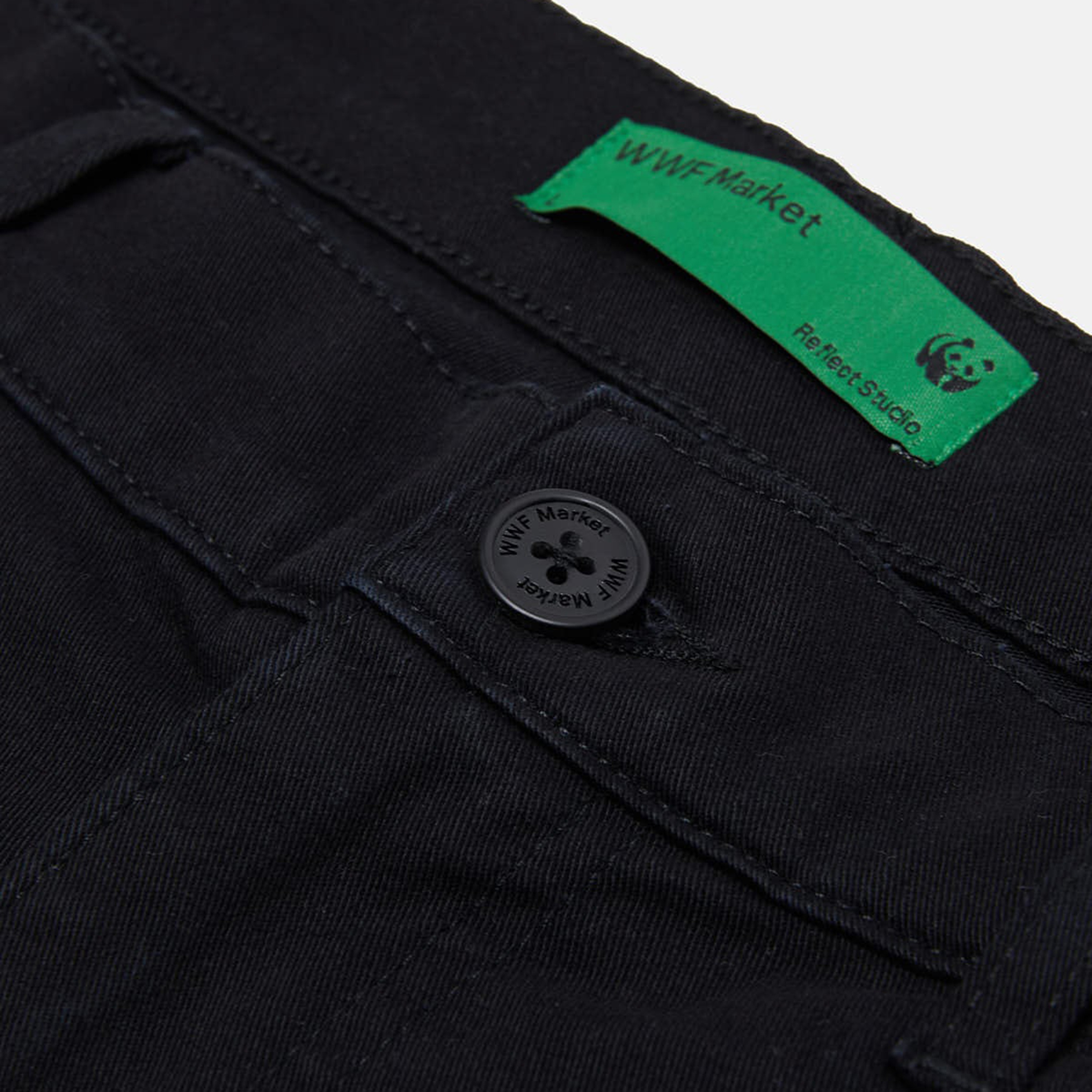 WWF Kızıl Tilki Chino Embroidered Regular-Fit Erkek Pantolon