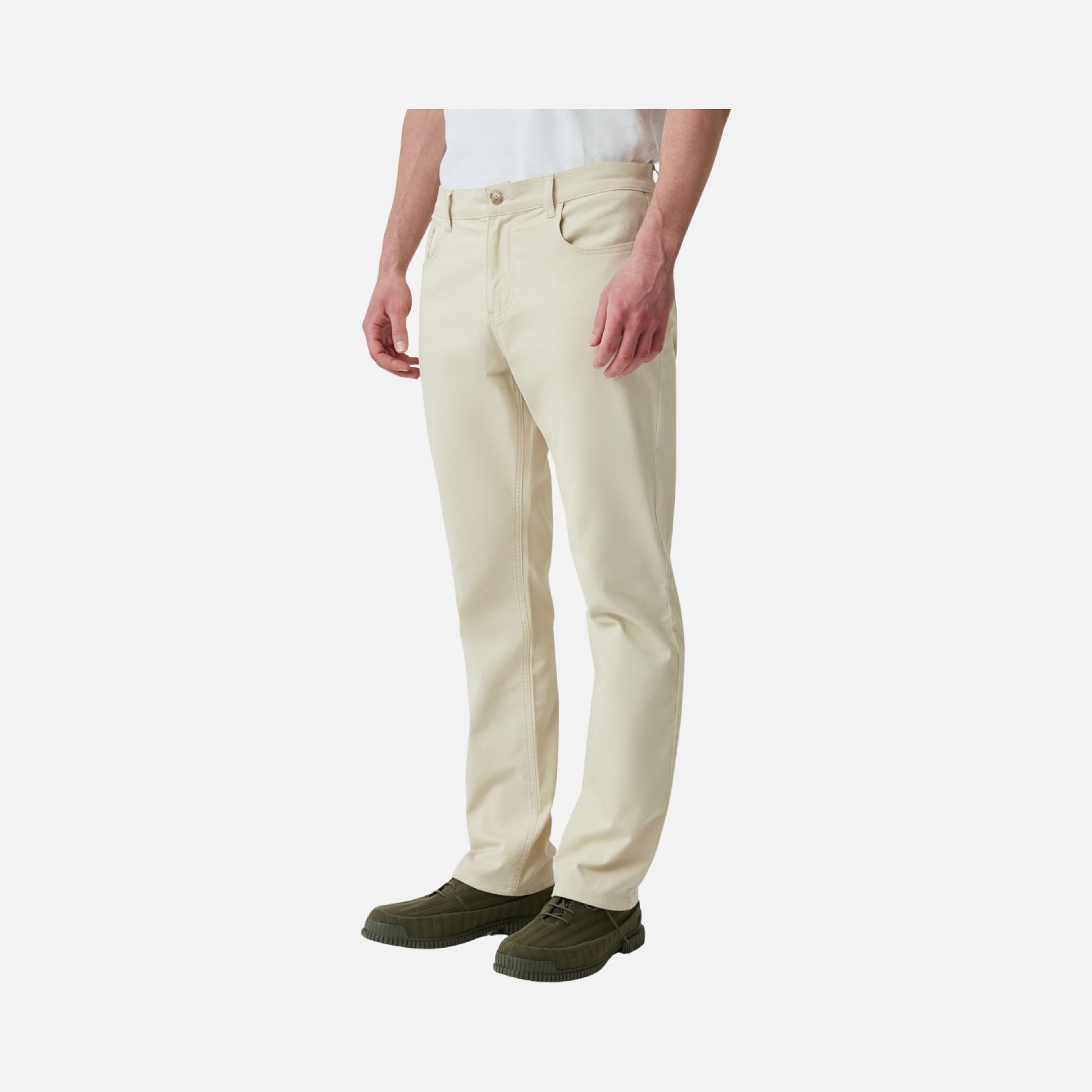 WWF Sportswear Kaplan Chino Embroidered Regular-Fit Erkek Pantolon