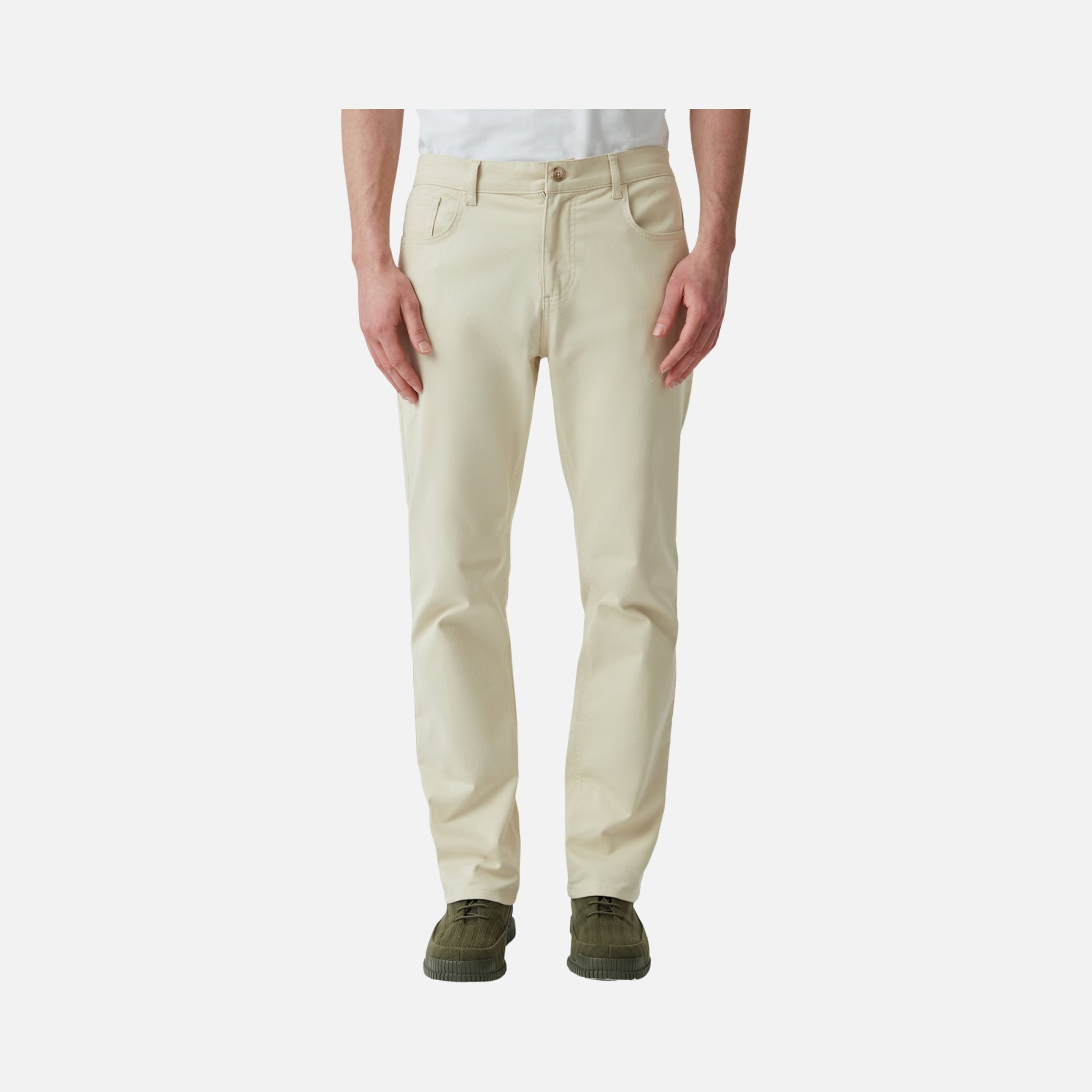 WWF Sportswear Kaplan Chino Embroidered Regular-Fit Erkek Pantolon