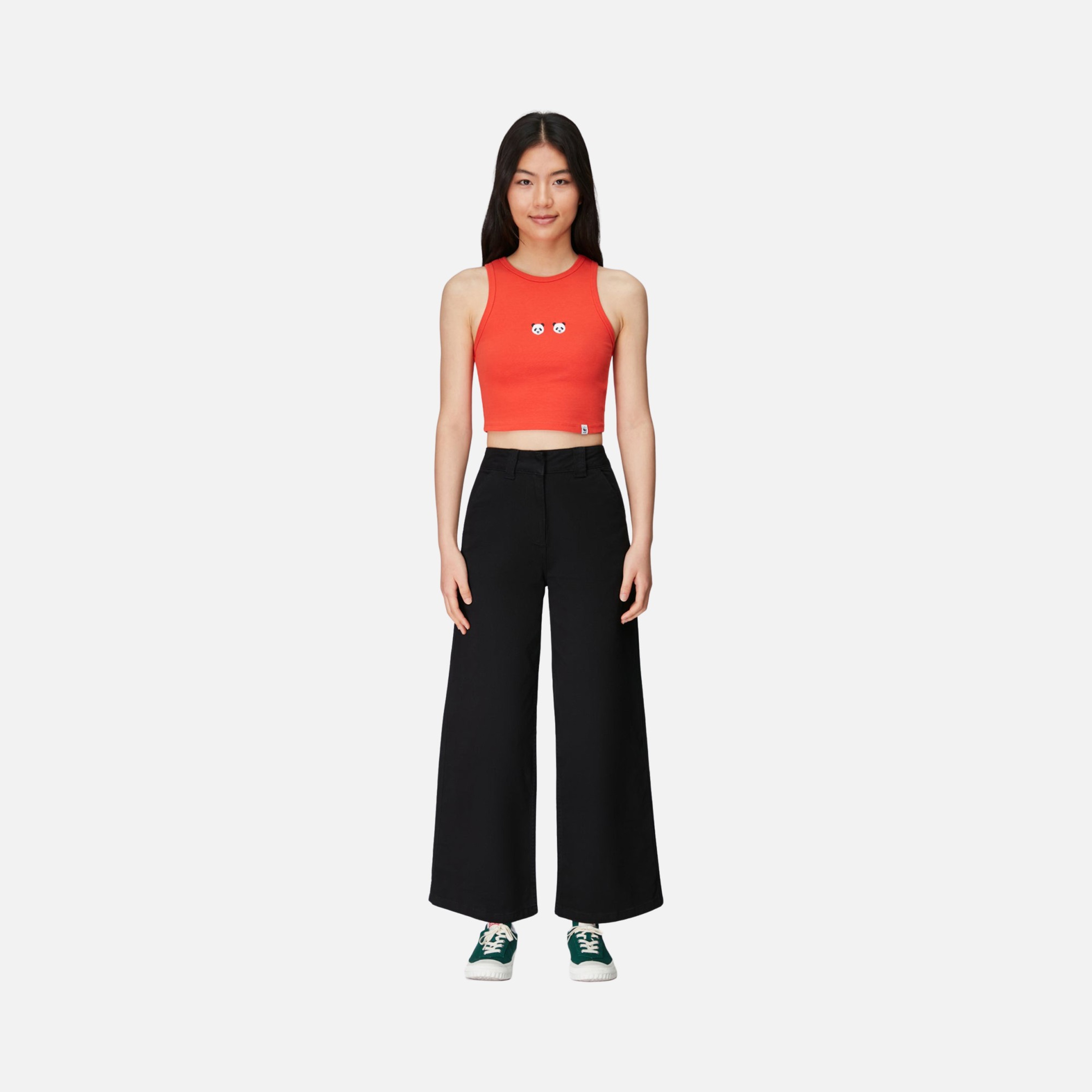 WWF Sportswear Chi & Chi Embroidered Cropped Kadın Atlet