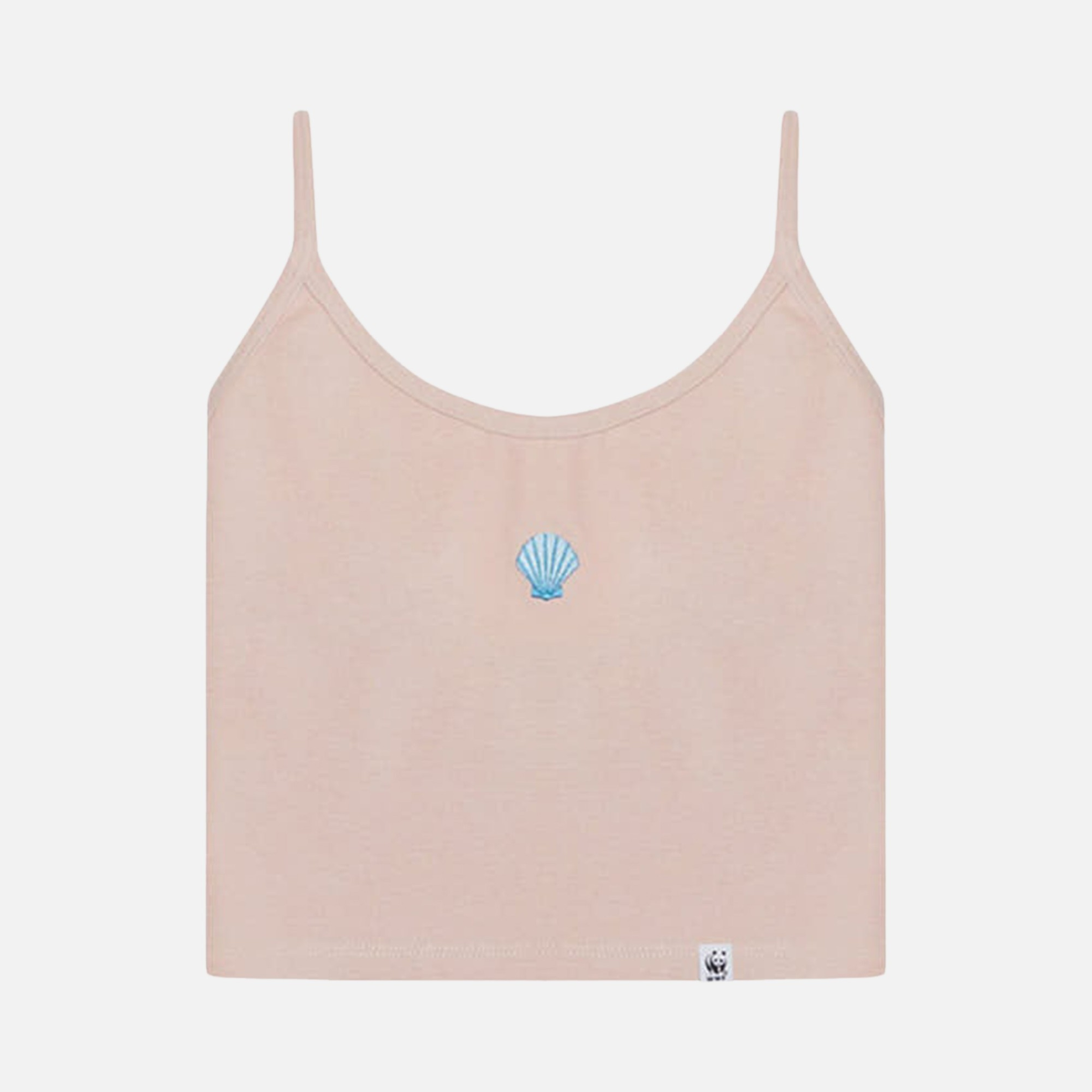 WWF Sportswear Shell Embroidered Cropped Kadın Atlet