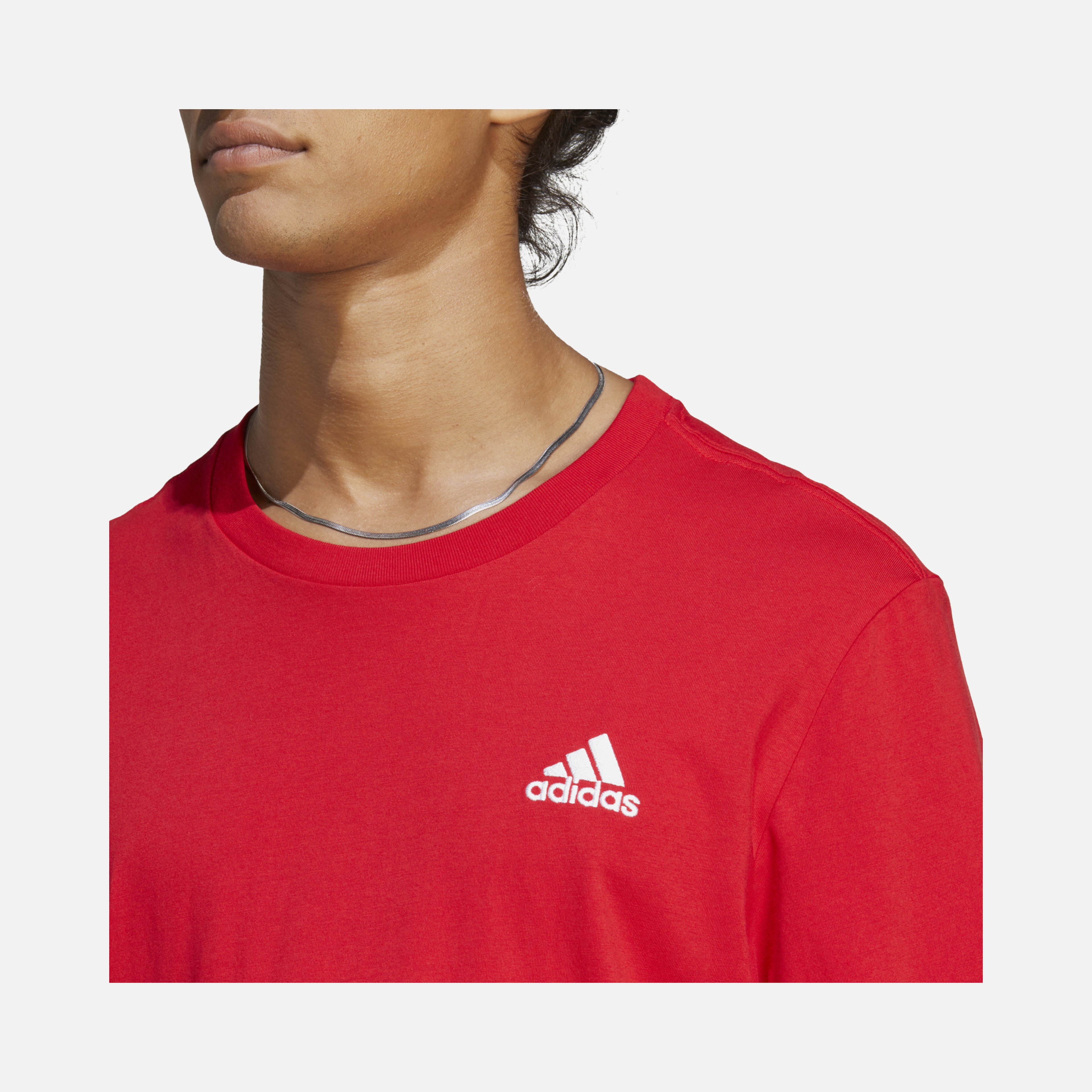 adidas Essentials Single Jersey Embroidered Small Logo Short-Sleeve Erkek Tişört