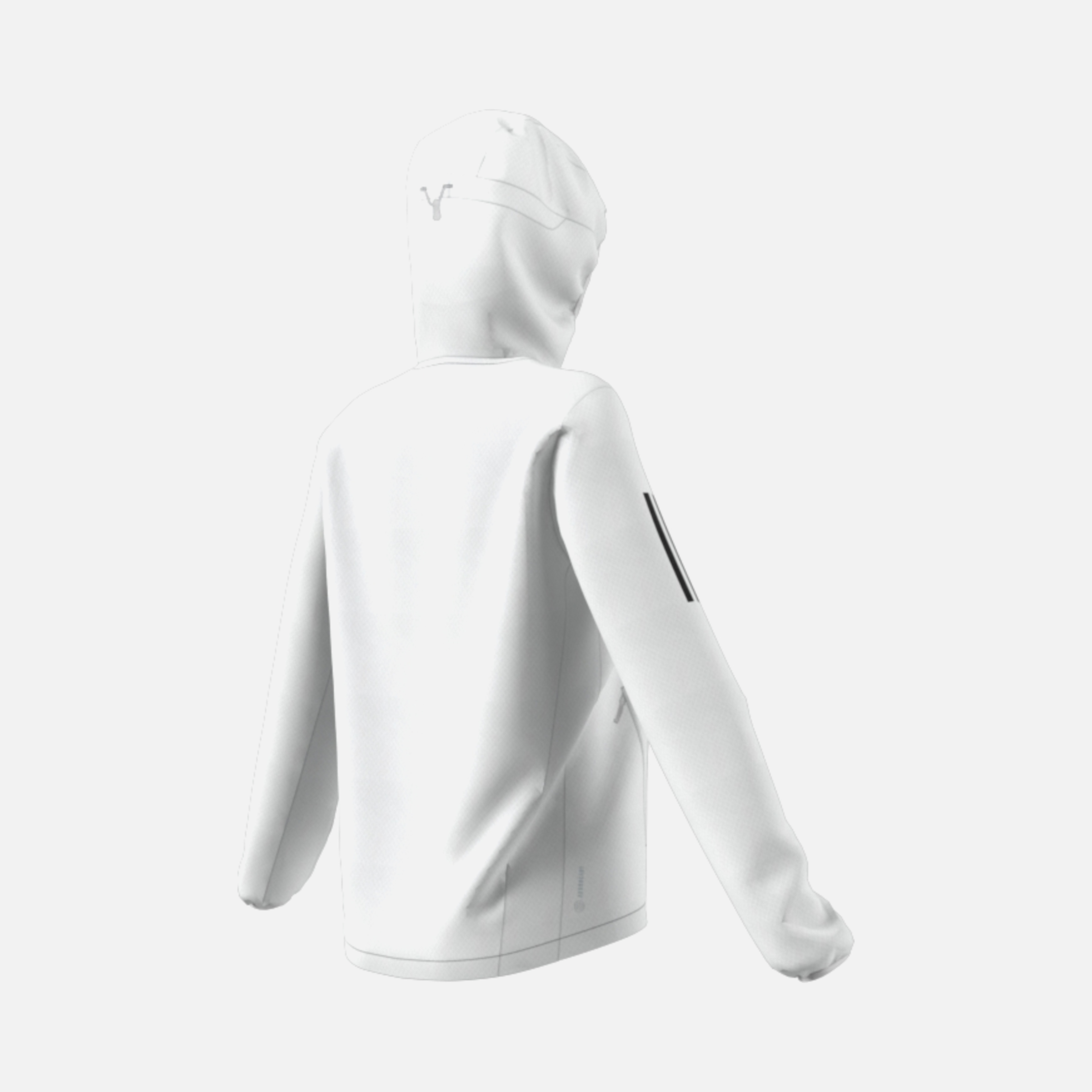 adidas Own the Run 3-Stripes Hooded Running Windbreaker Kadın Ceket