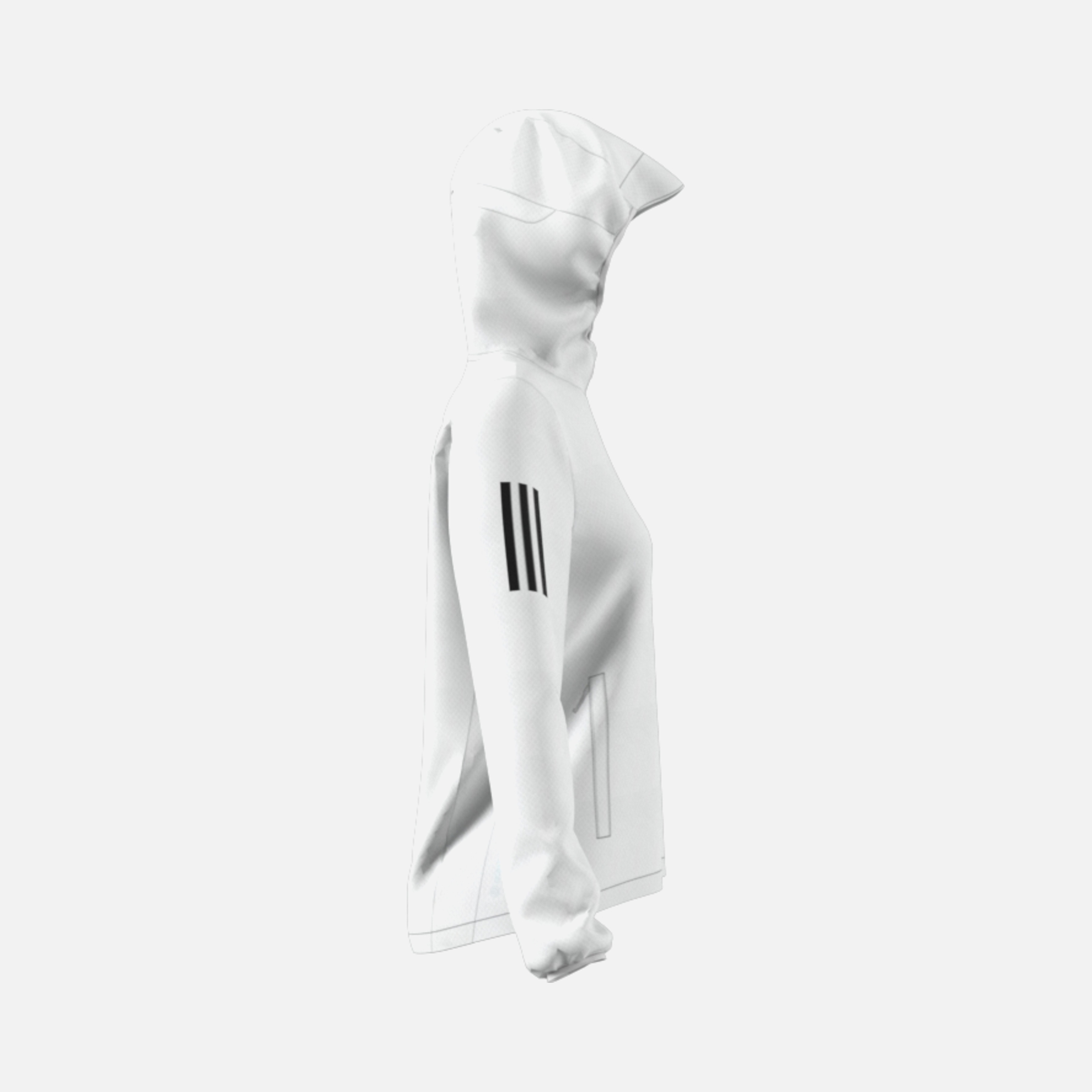 adidas Own the Run 3-Stripes Hooded Running Windbreaker Kadın Ceket
