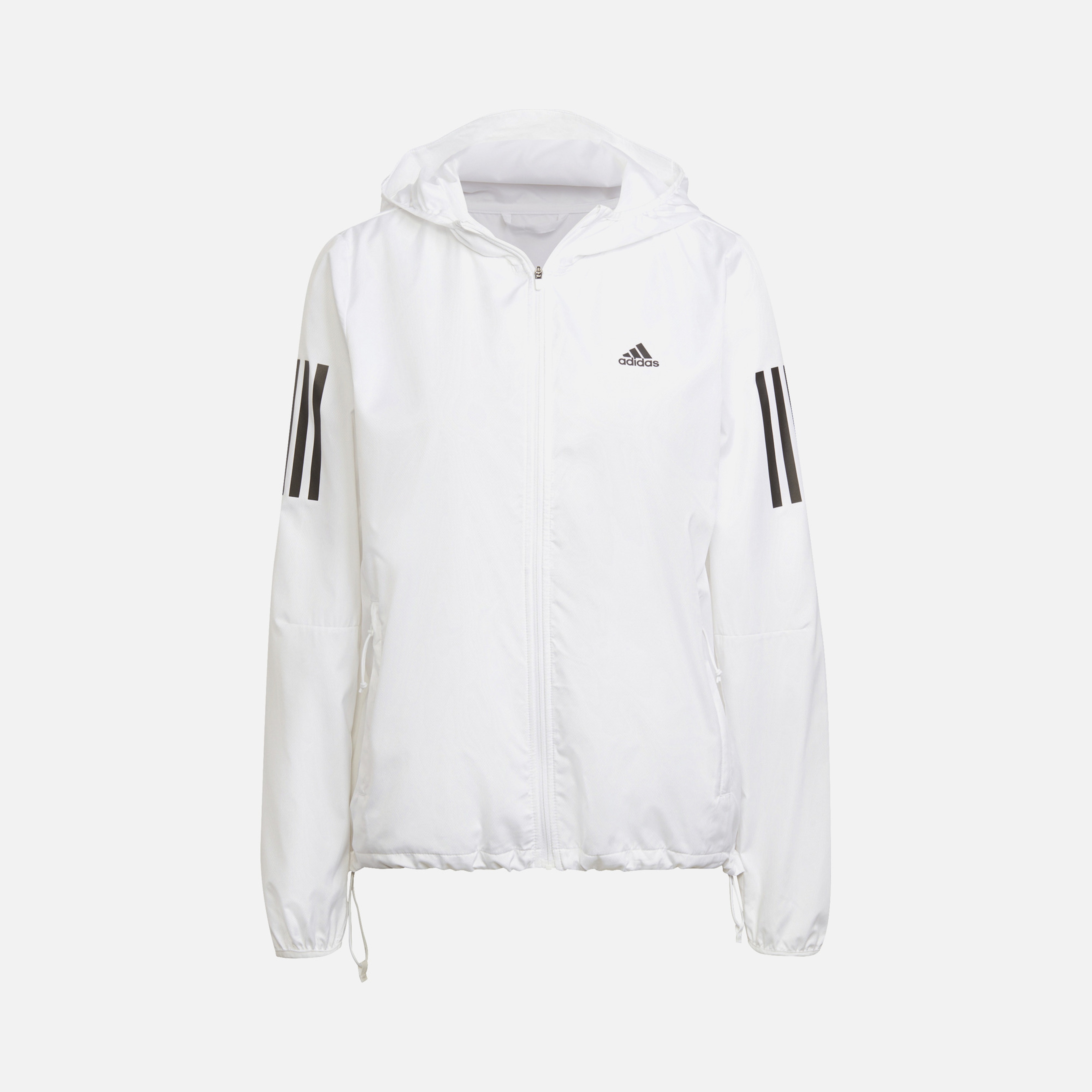 adidas Own the Run 3-Stripes Hooded Running Windbreaker Kadın Ceket