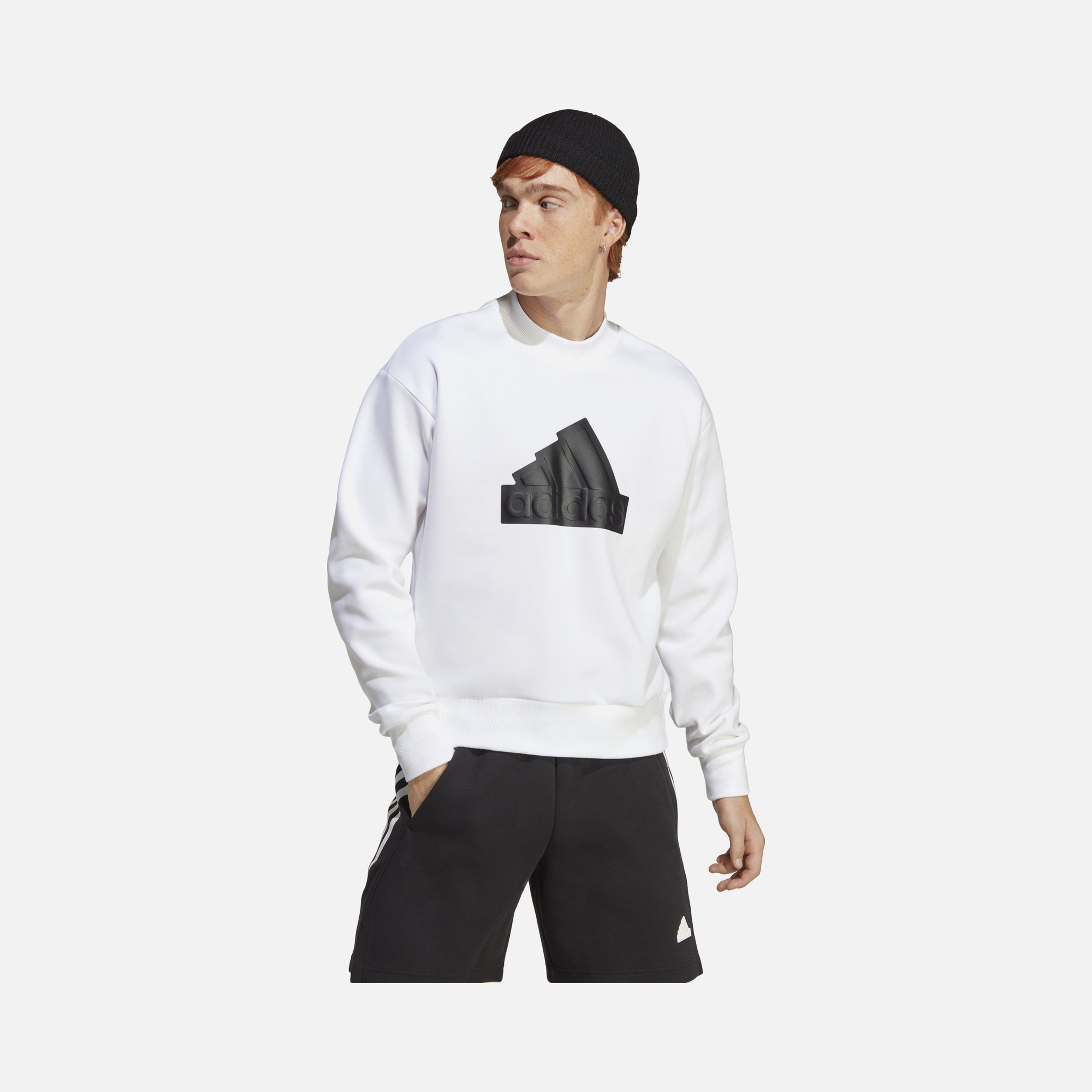 adidas Sportswear Future Icons Crew Graphic Erkek Sweatshirt
