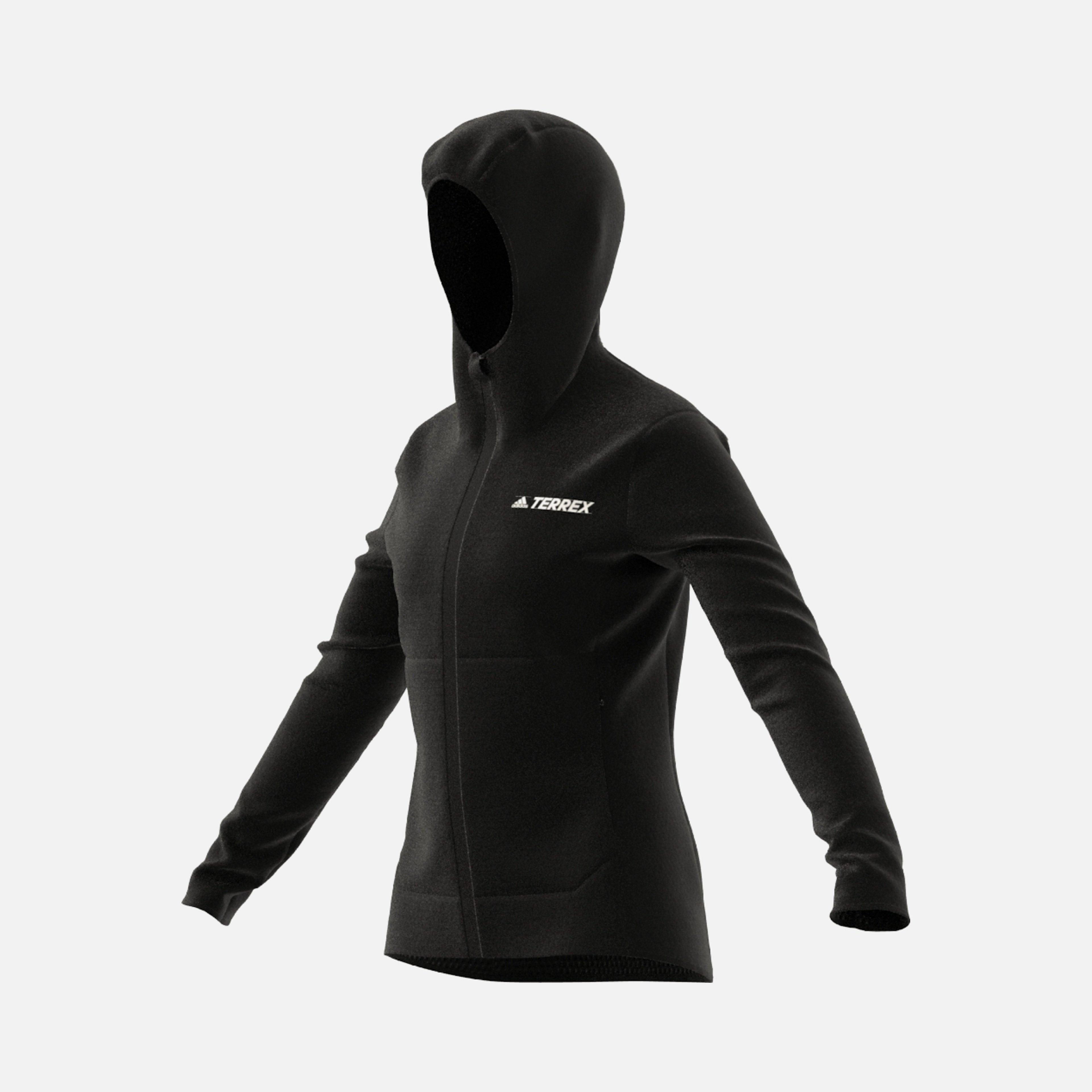 adidas Terrex Xperior Light Fleece Full-Zip Hooded Kadın Ceket