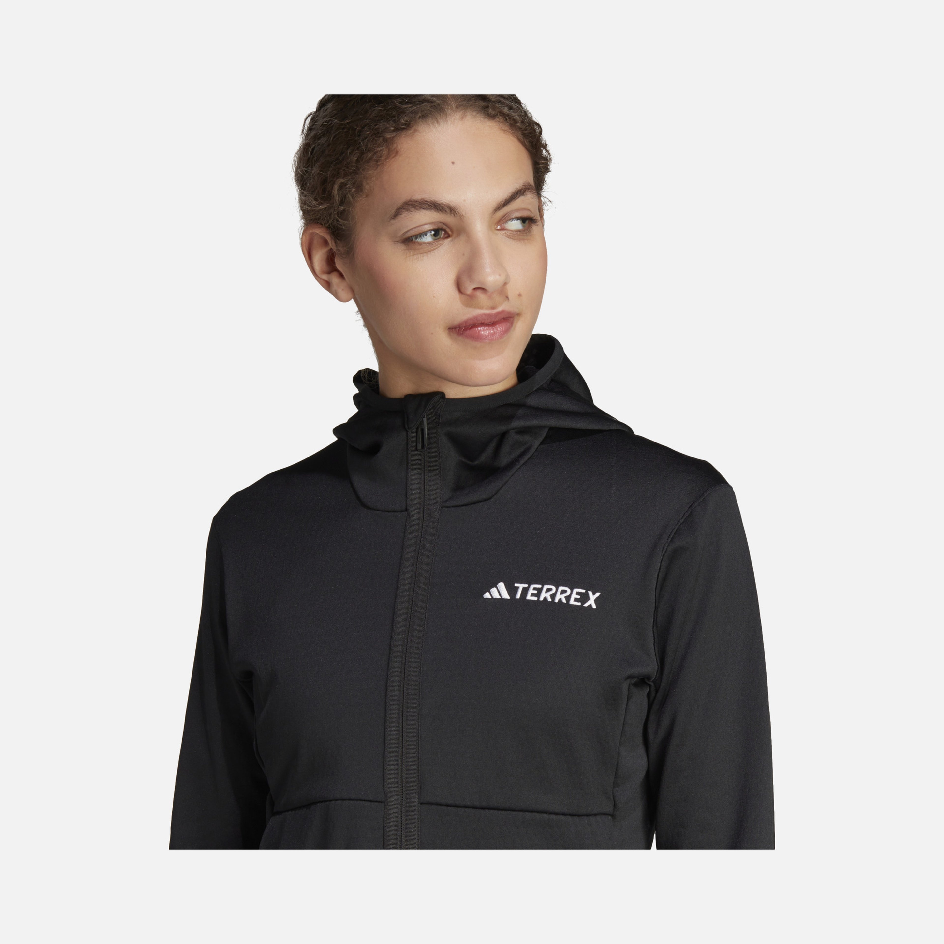 adidas Terrex Xperior Light Fleece Full-Zip Hooded Kadın Ceket
