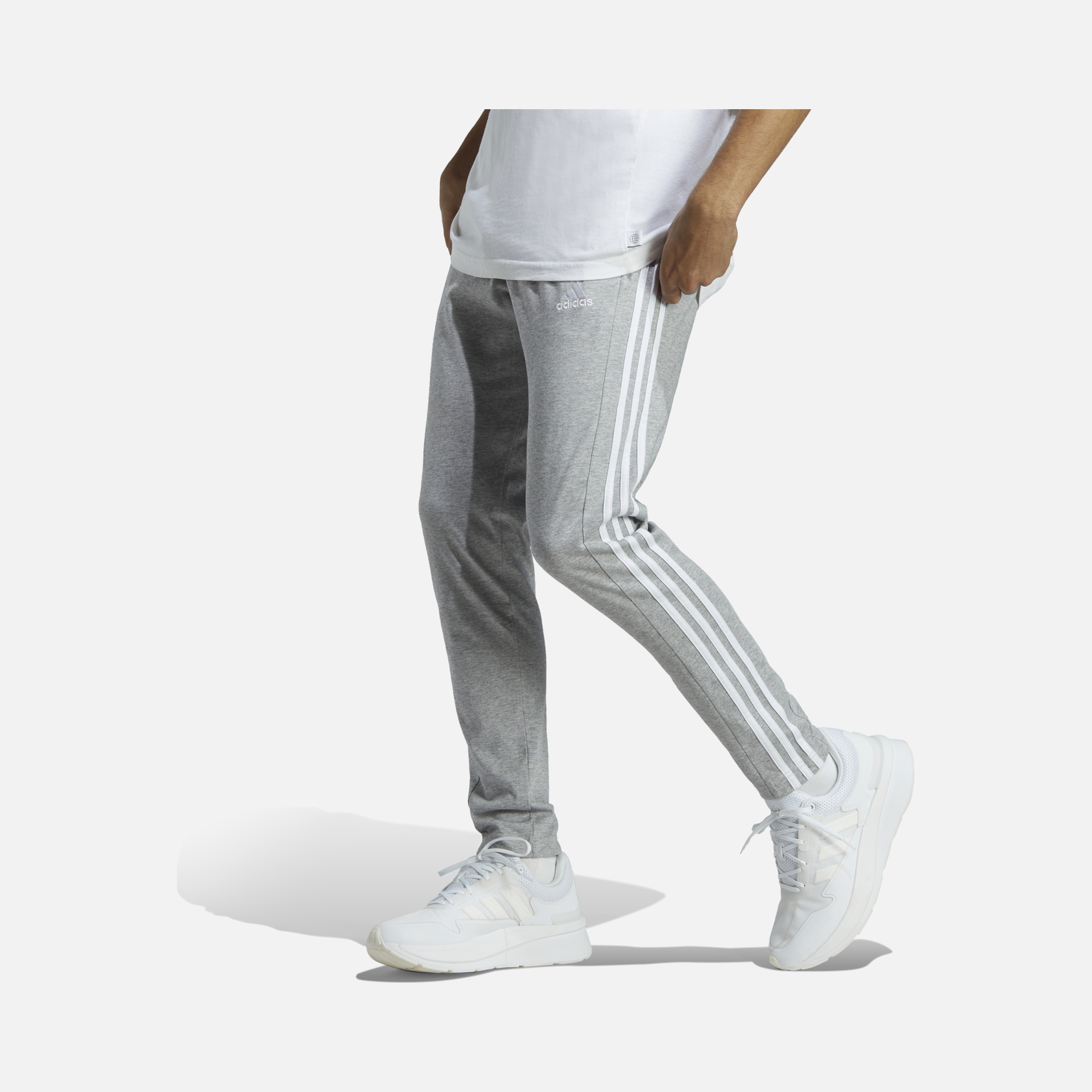 adidas Essentials Single Jersey Tapered Open Hem Running Erkek Eşofman Altı