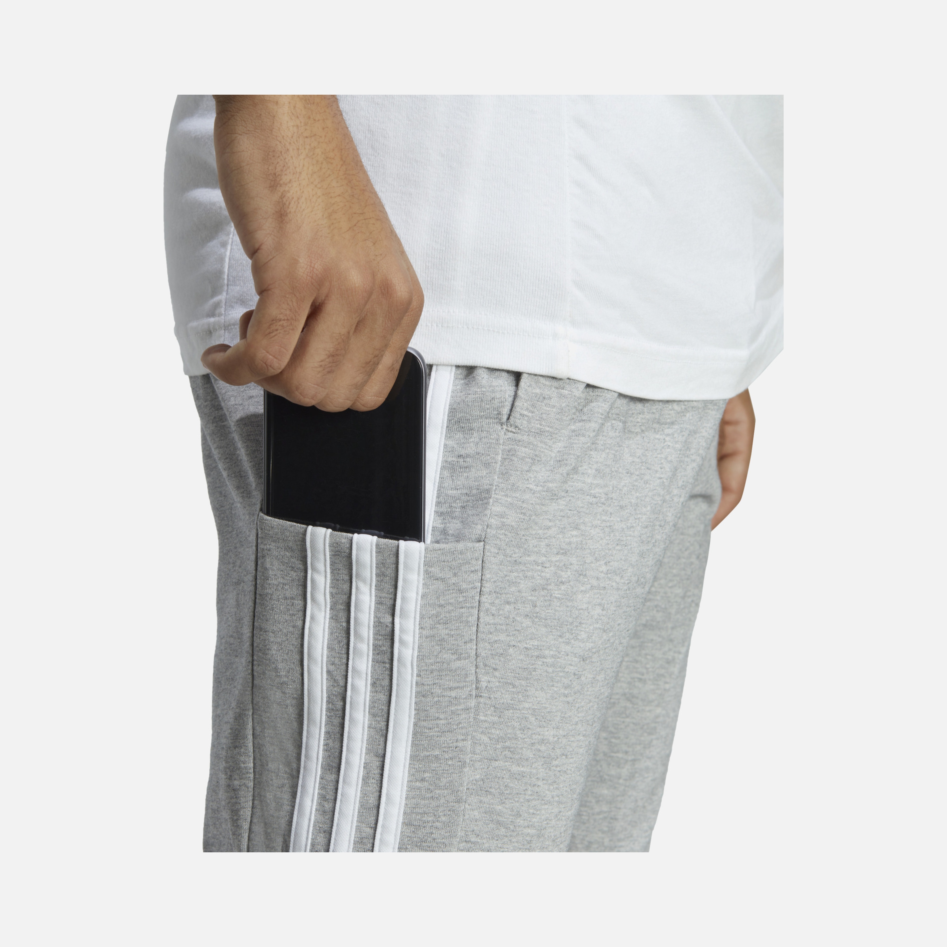 adidas Essentials Single Jersey Tapered Open Hem Running Erkek Eşofman Altı