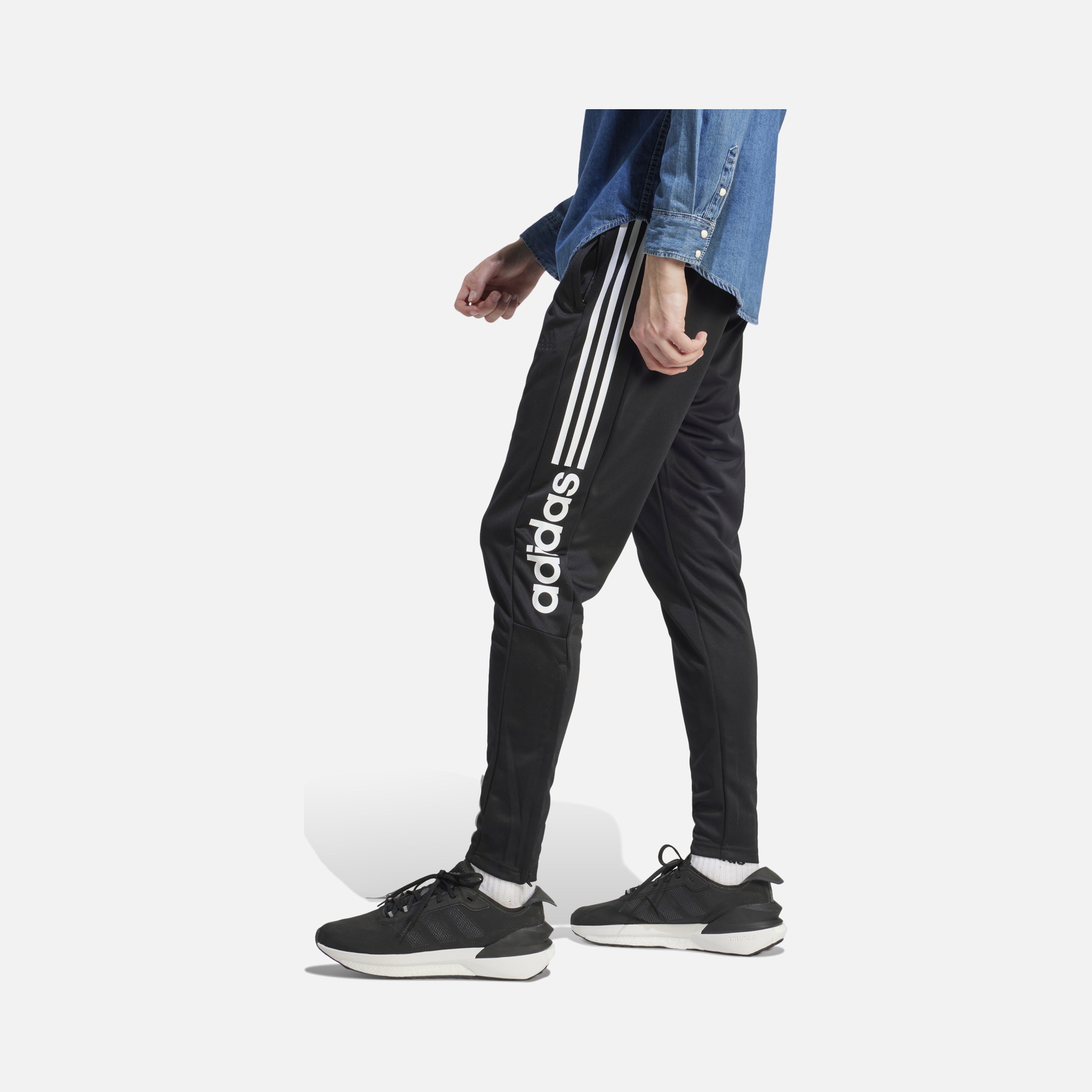 adidas Calça Tiro Wordmark Logo Half-Zip Erkek Eşofman Altı