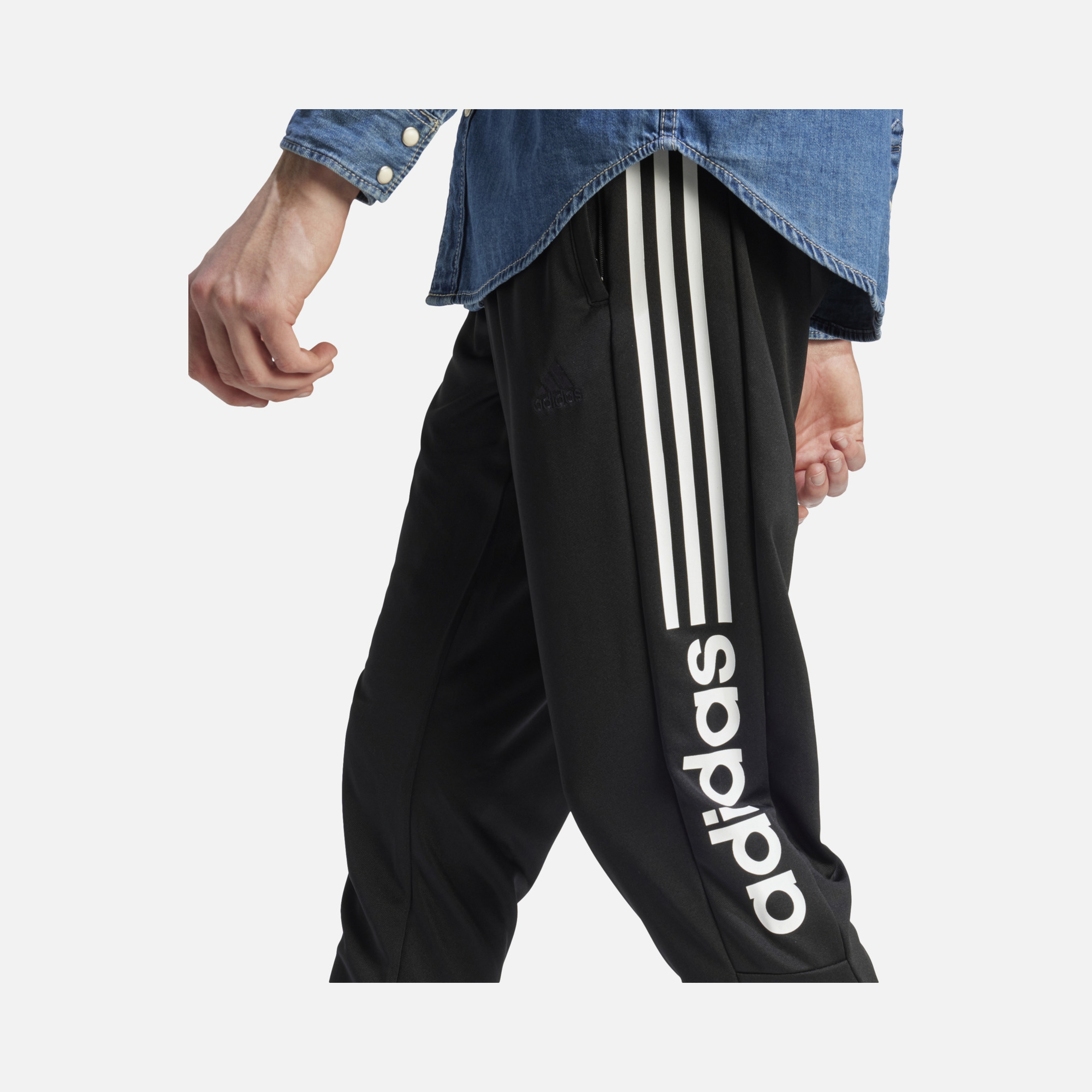 adidas Calça Tiro Wordmark Logo Half-Zip Erkek Eşofman Altı