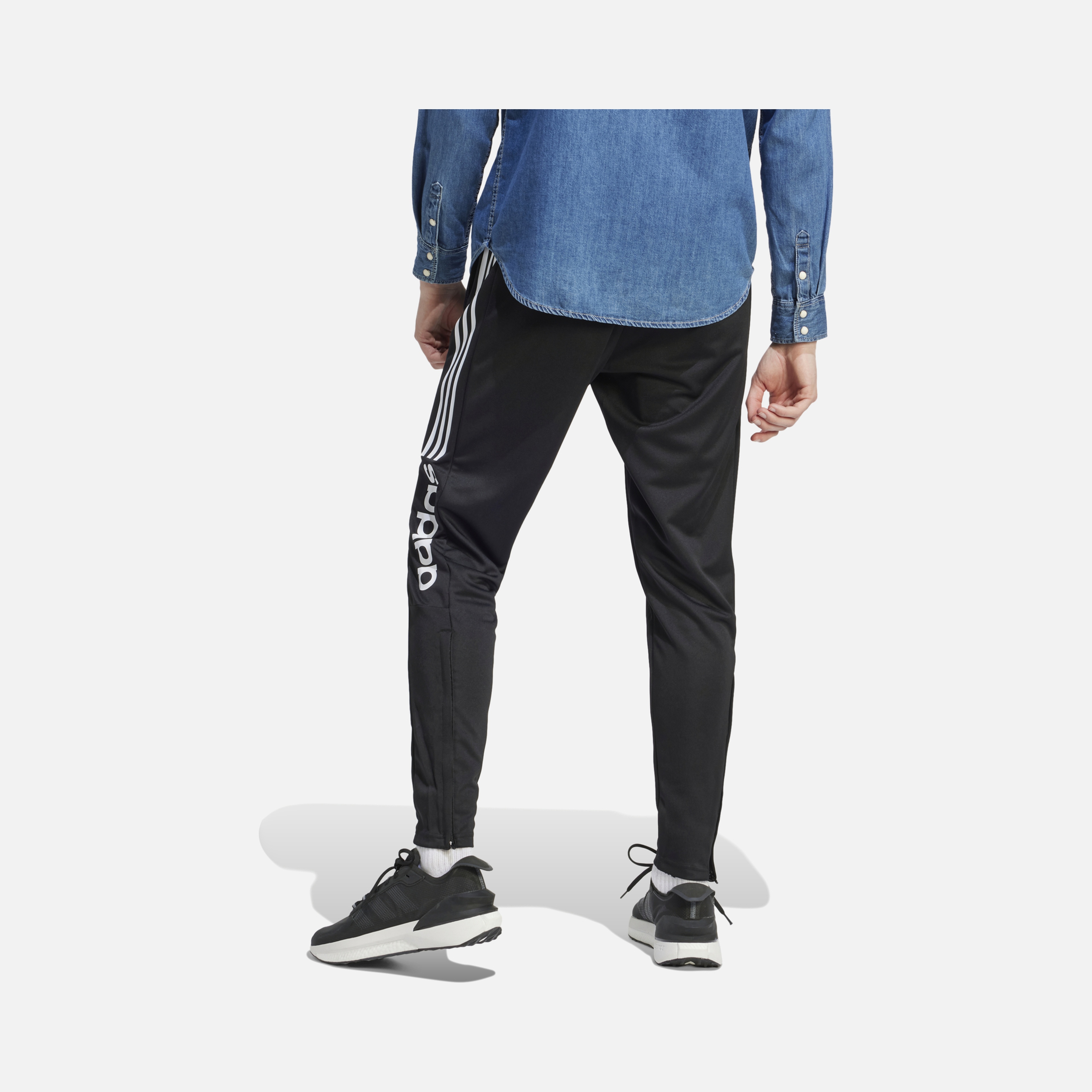 adidas Calça Tiro Wordmark Logo Half-Zip Erkek Eşofman Altı