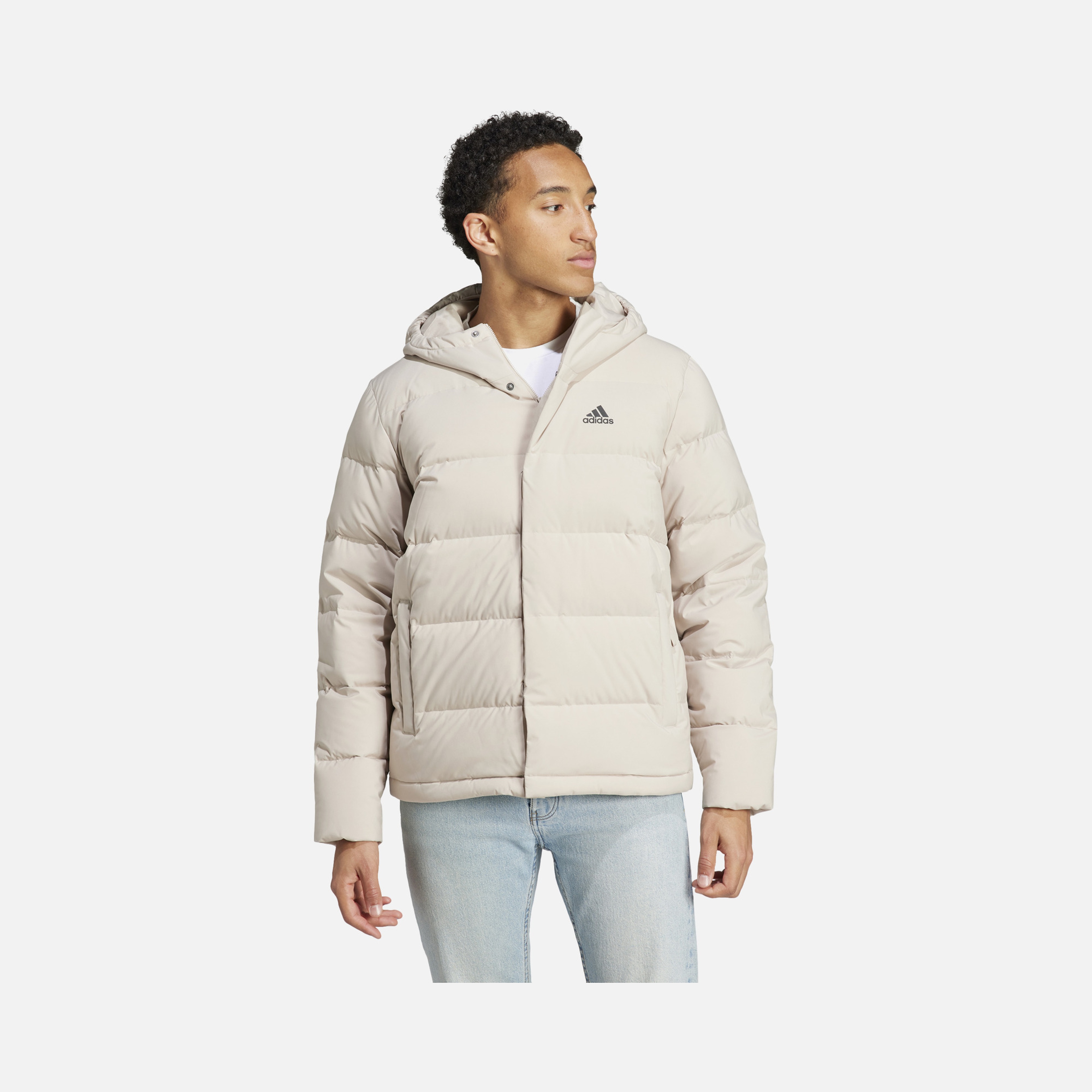 adidas Sportswear Helionic 600 Down Full-Zip Hoodie Erkek Mont