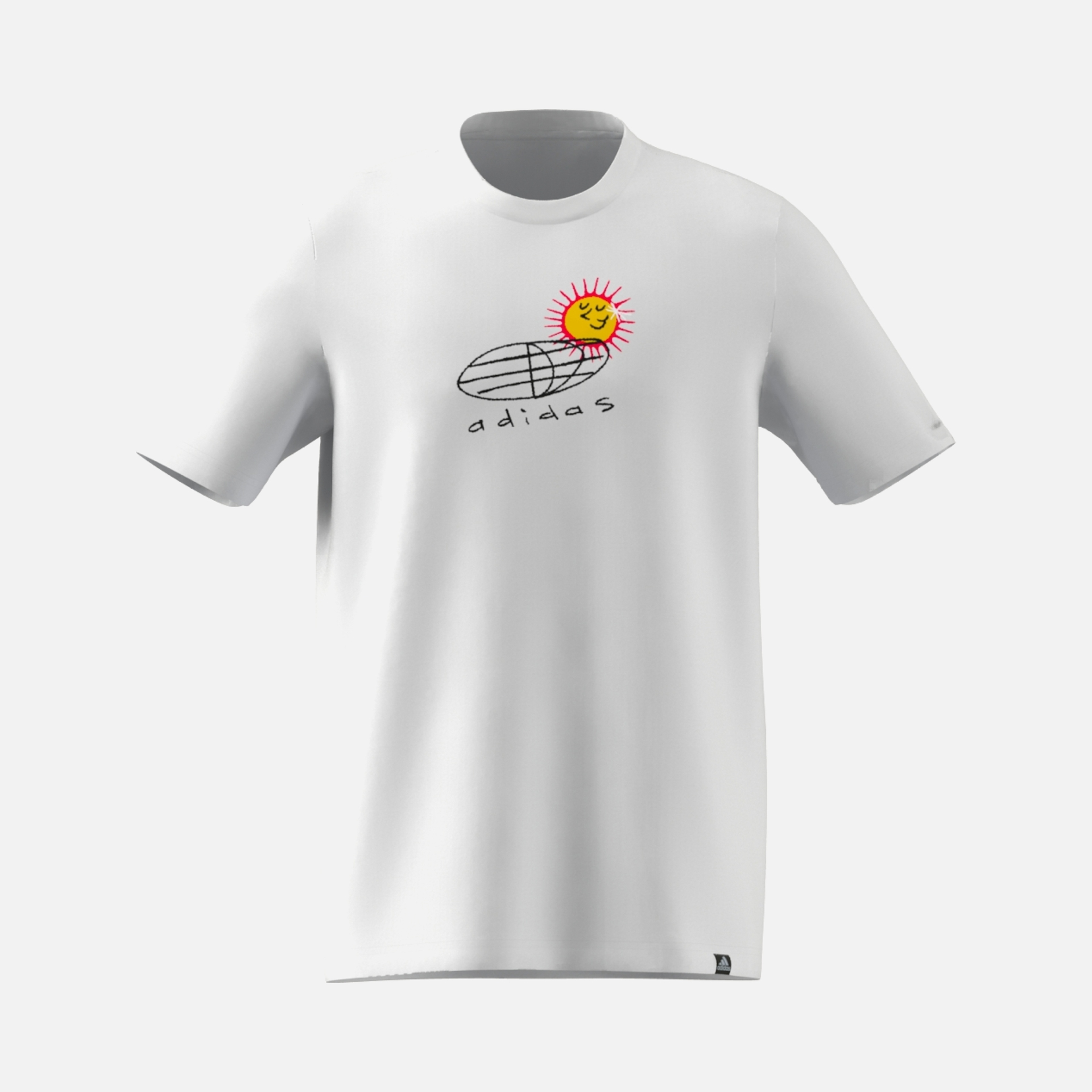 adidas Sportswear Elevated Doodle Puff Graphic Short-Sleeve Erkek Tişört