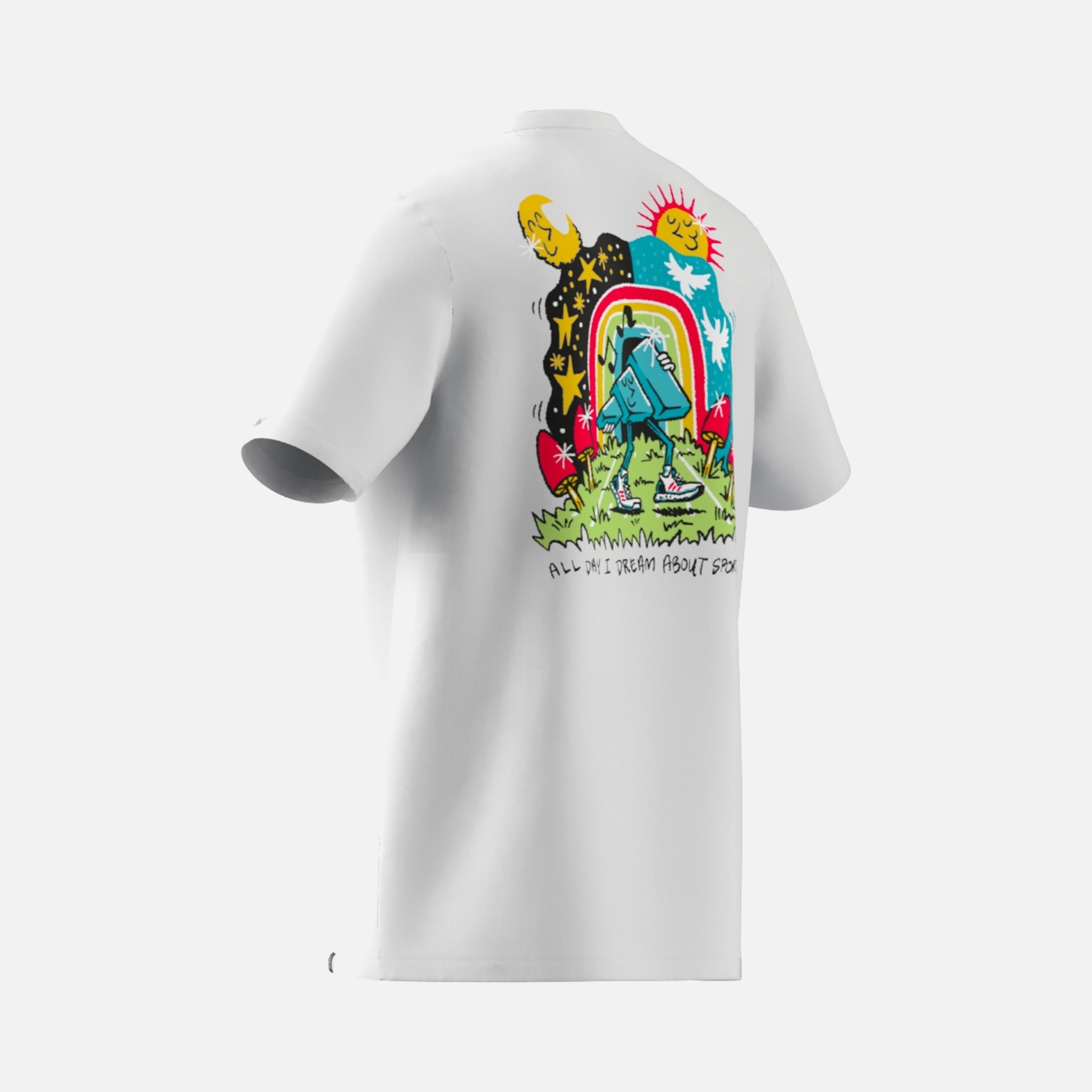 adidas Sportswear Elevated Doodle Puff Graphic Short-Sleeve Erkek Tişört