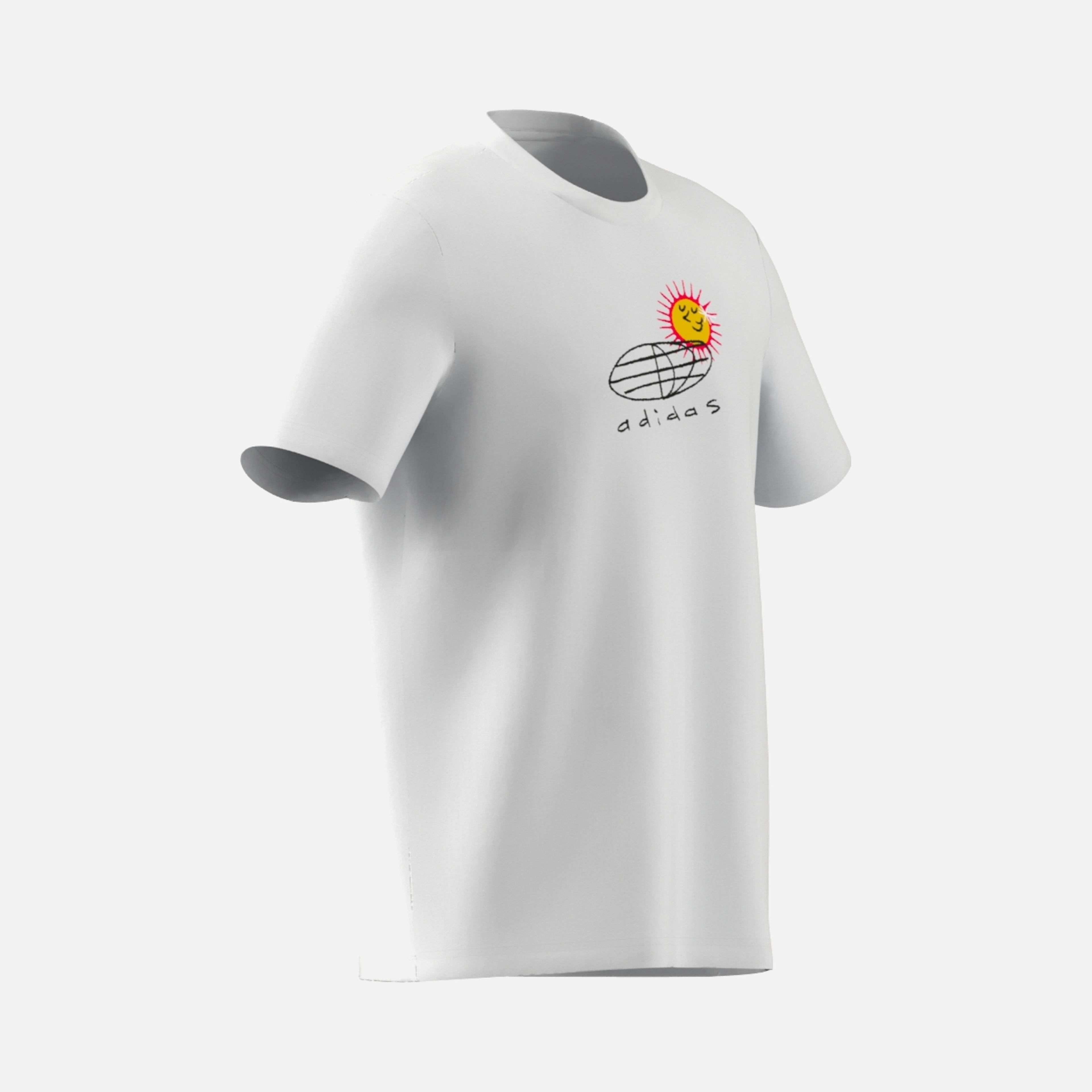 adidas Sportswear Elevated Doodle Puff Graphic Short-Sleeve Erkek Tişört