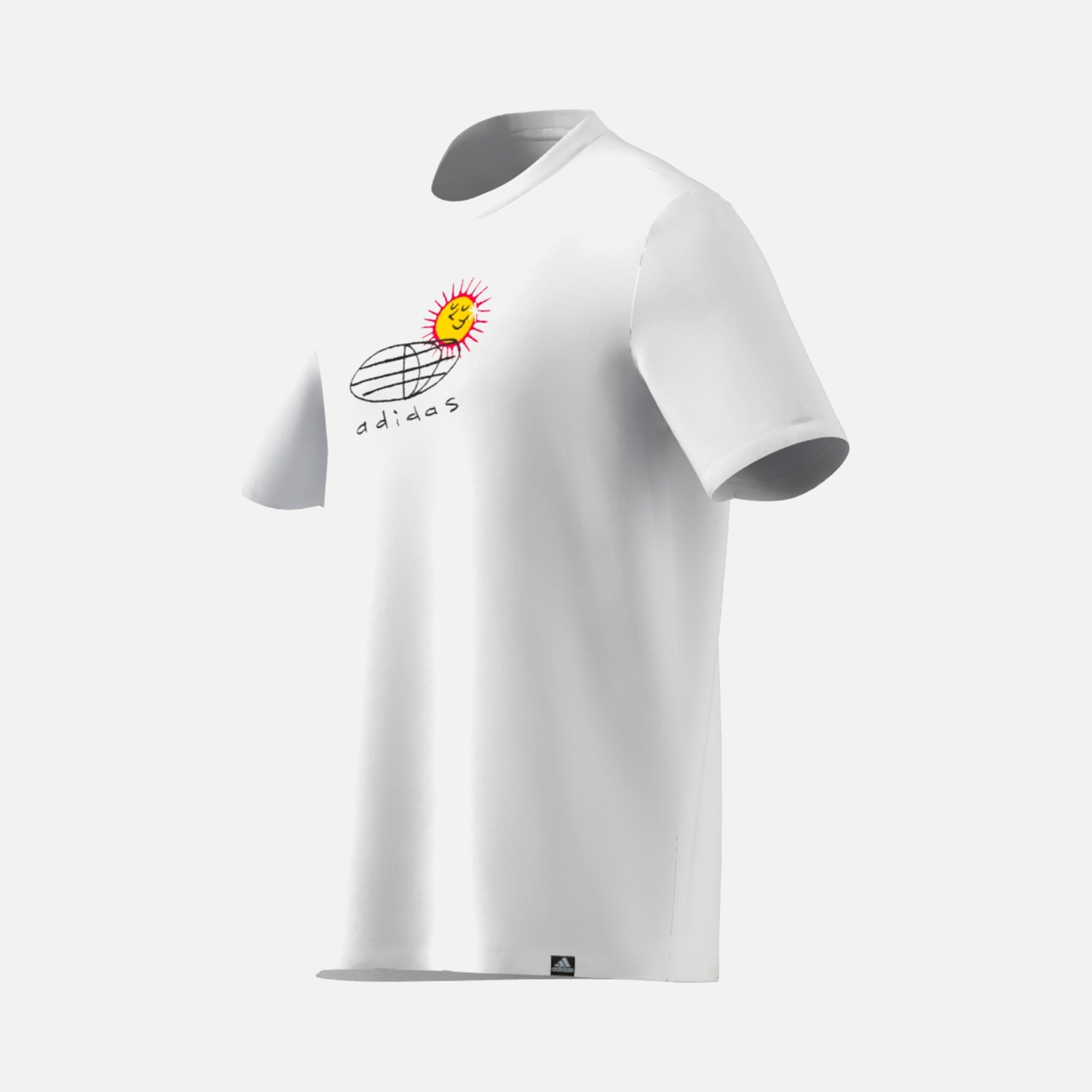 adidas Sportswear Elevated Doodle Puff Graphic Short-Sleeve Erkek Tişört