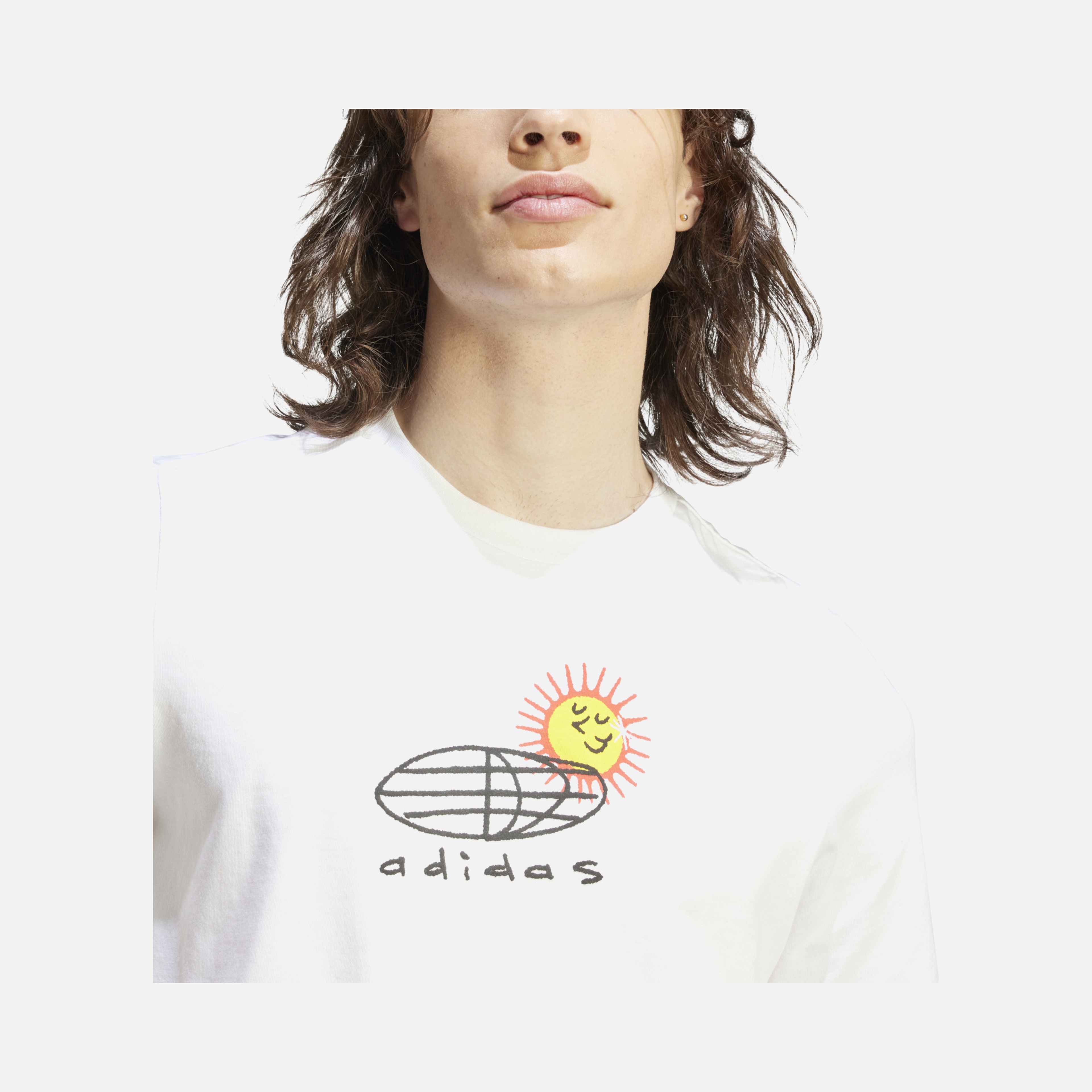 adidas Sportswear Elevated Doodle Puff Graphic Short-Sleeve Erkek Tişört