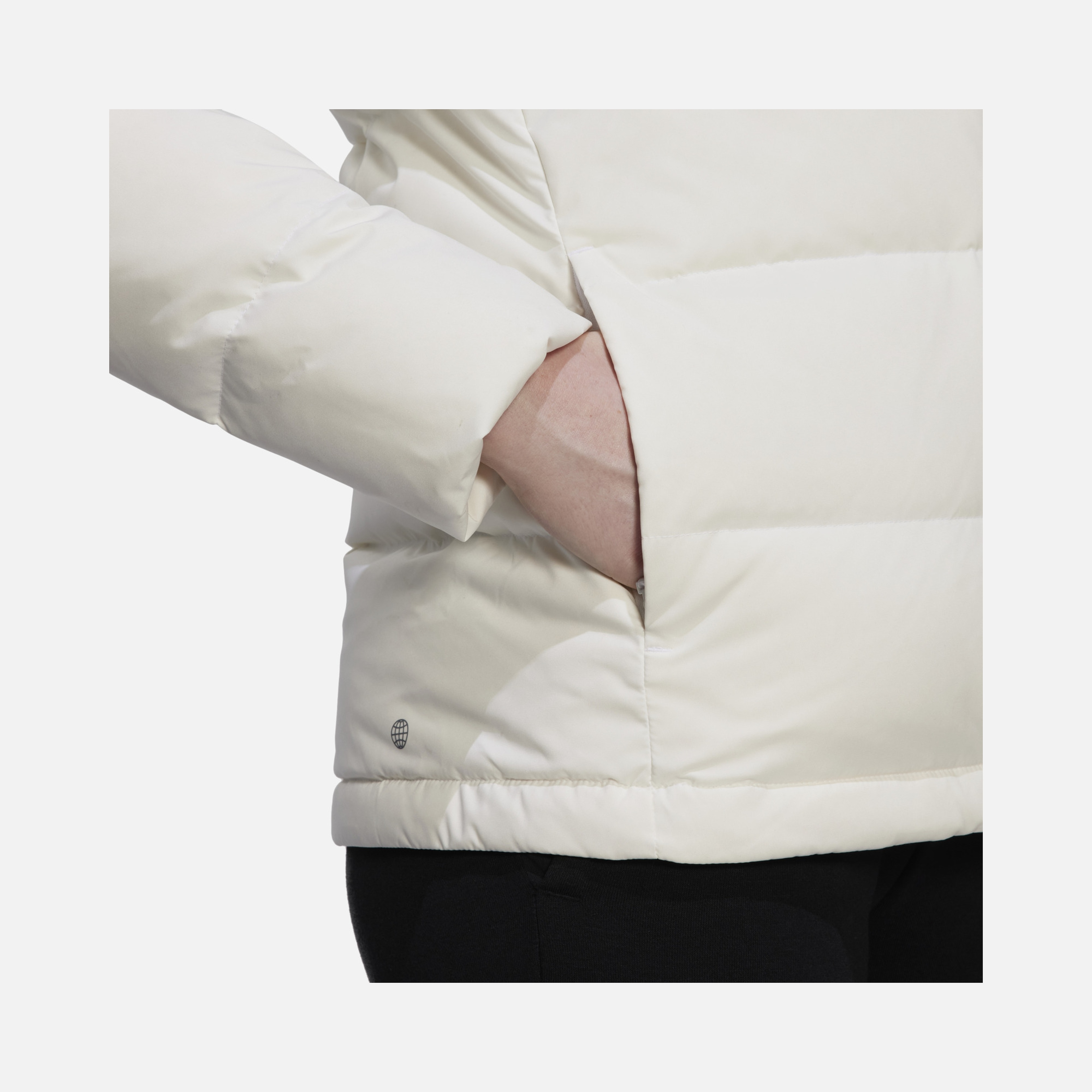 adidas Sportswear Helionic 600 Filled Bird Feathers Full-Zip Hoodie Kadın Mont