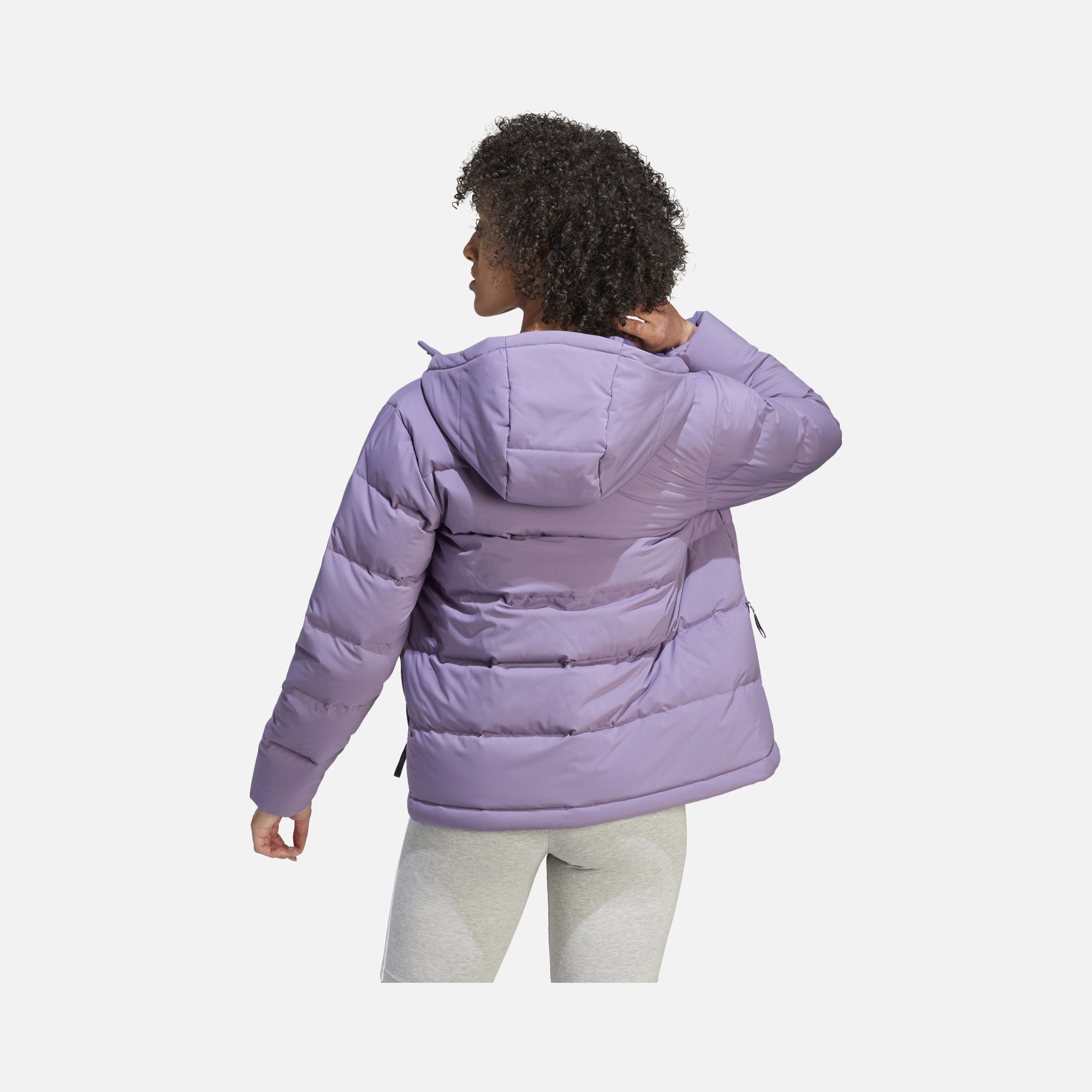 adidas Sportswear Helionic Down Full-Zip Hoodie Kadın Mont